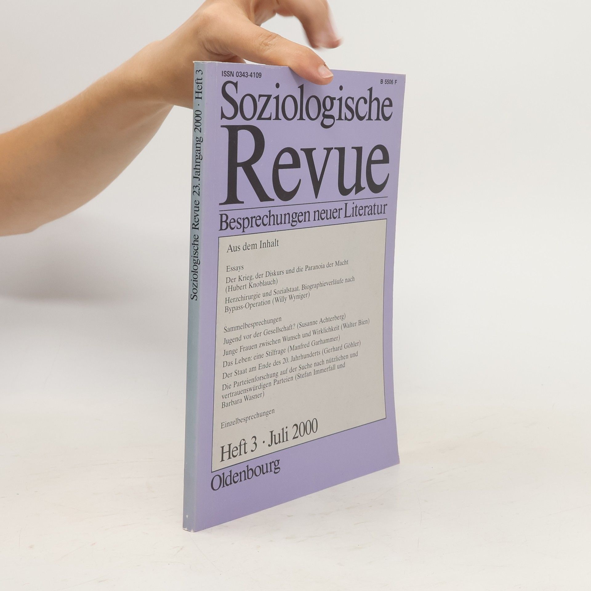 Autorenkollektiv Soziologische Revue 3/2000