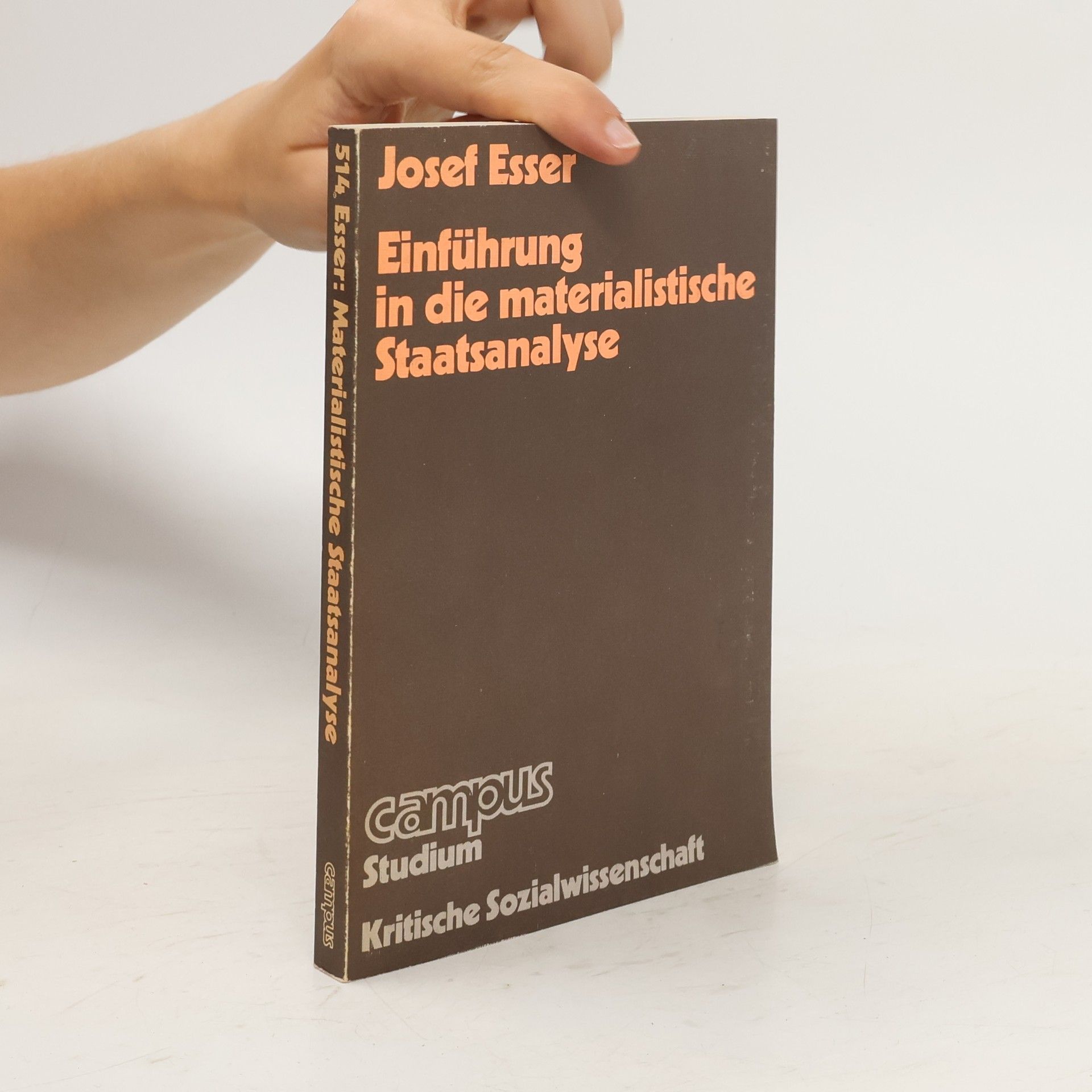Josef Esser Einführung in die materialistische Staatsanalyse