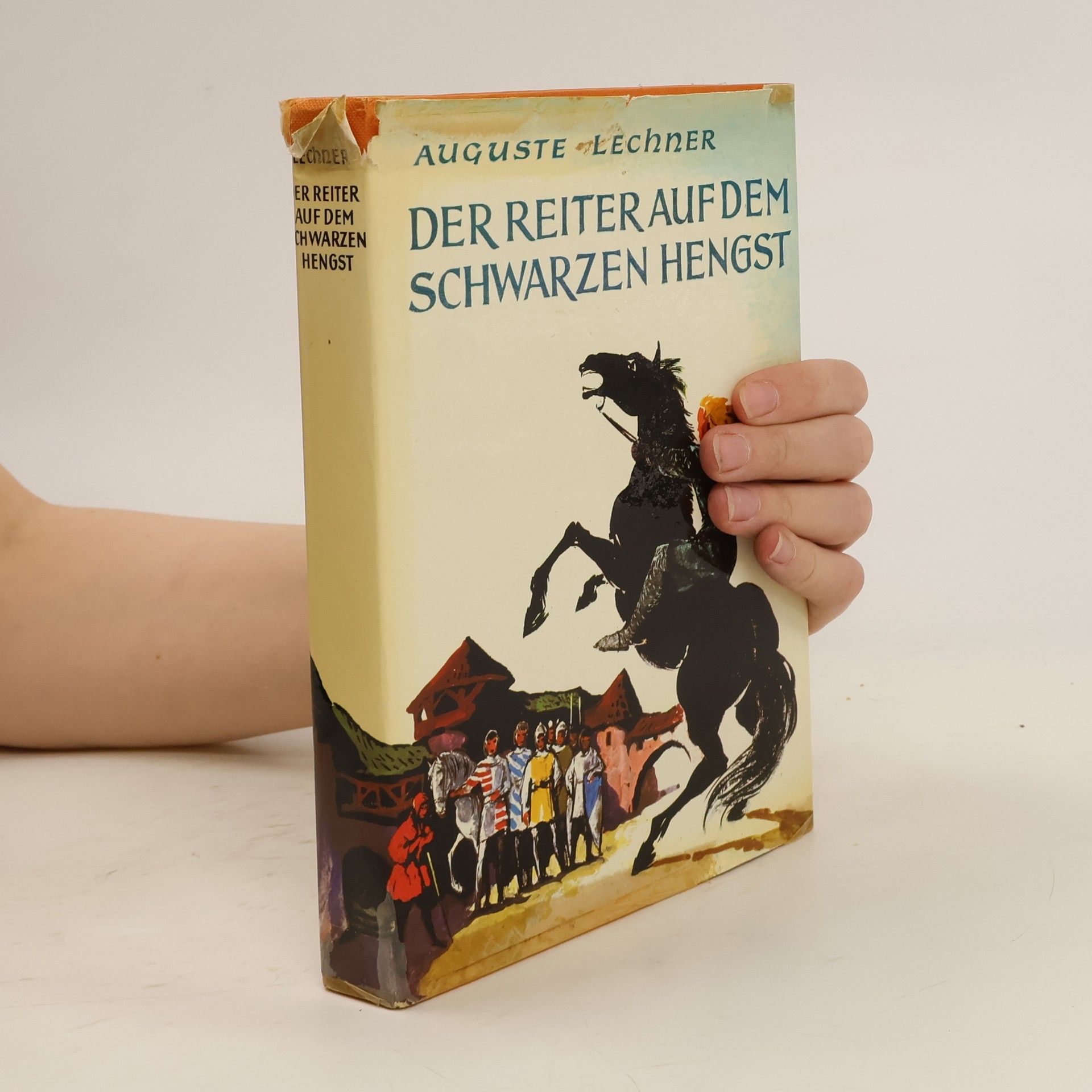Auguste Lechner Der Reiter auf dem schwarzen Hengst