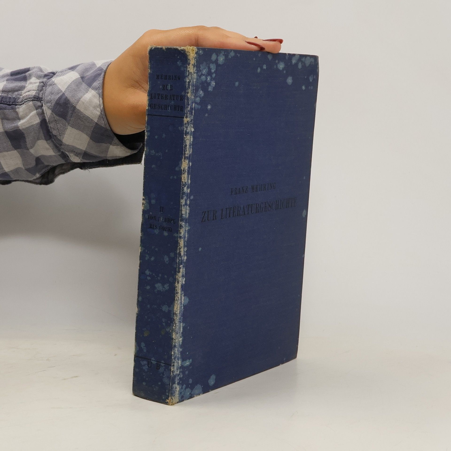 Franz Mehring Zur Literaturgeschichte von Hebbel bis Gorki