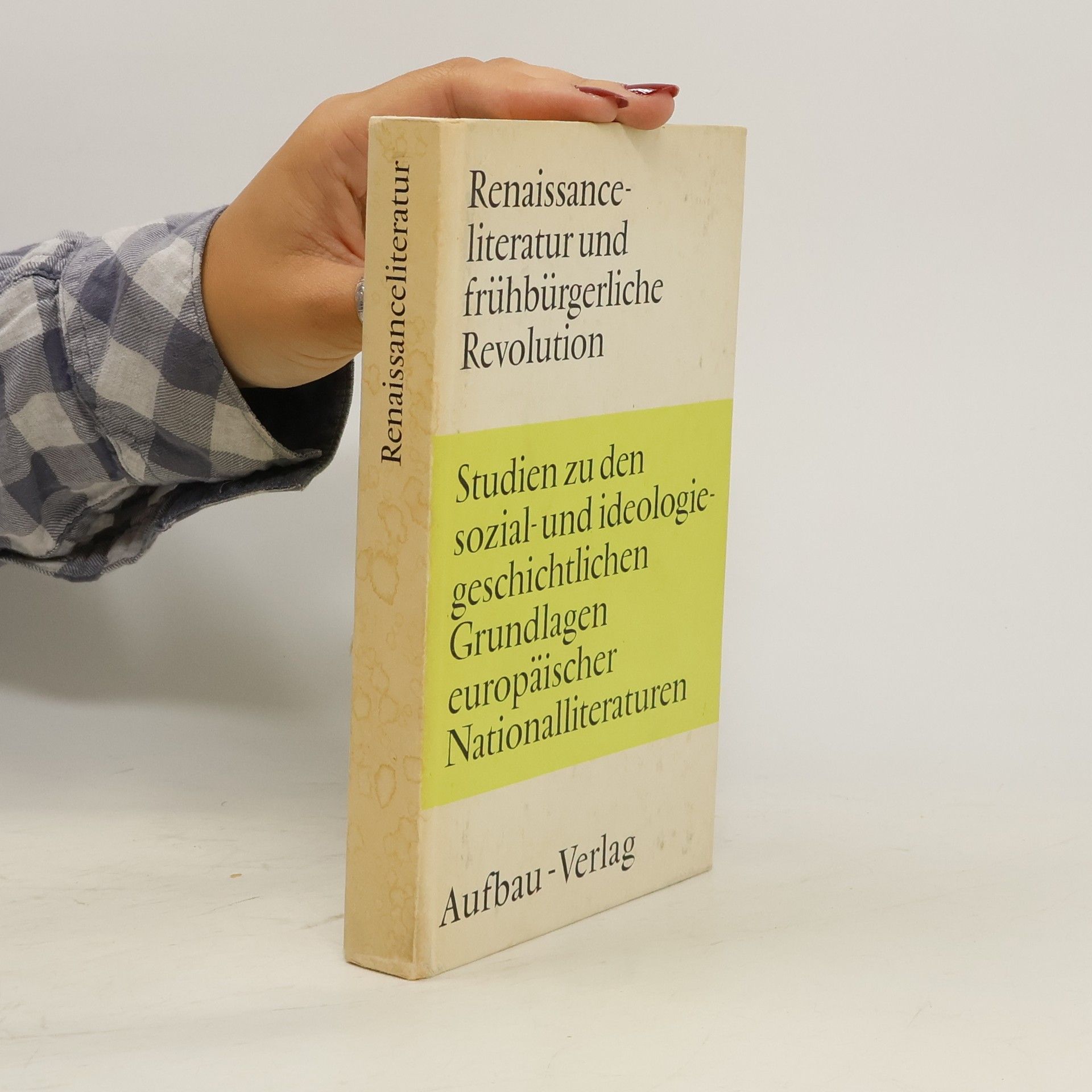 kolektiv Renaissanceliteratur und frühbürgerliche Revolution