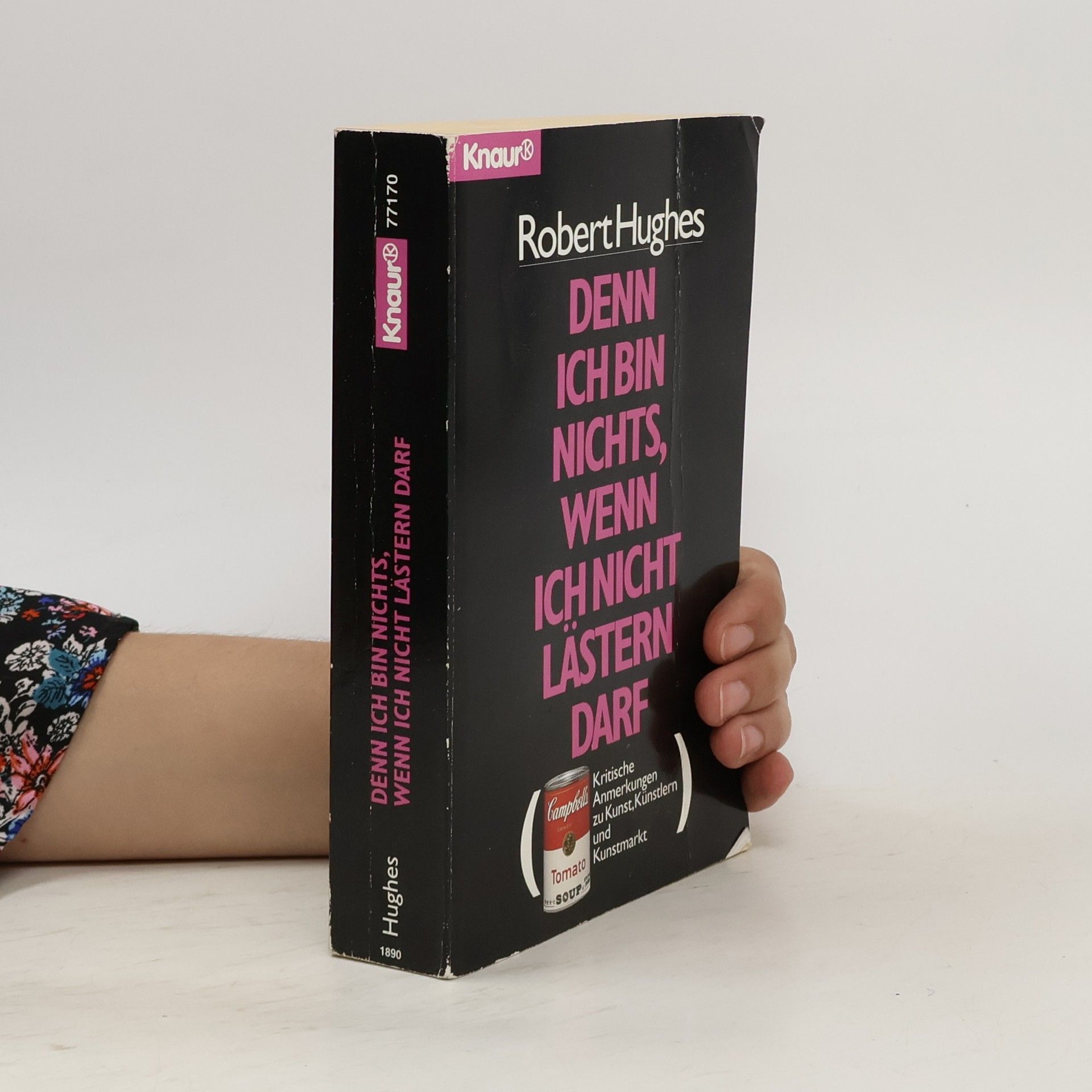 Robert Hughes Denn ich bin nichts, wenn ich nicht lästern darf