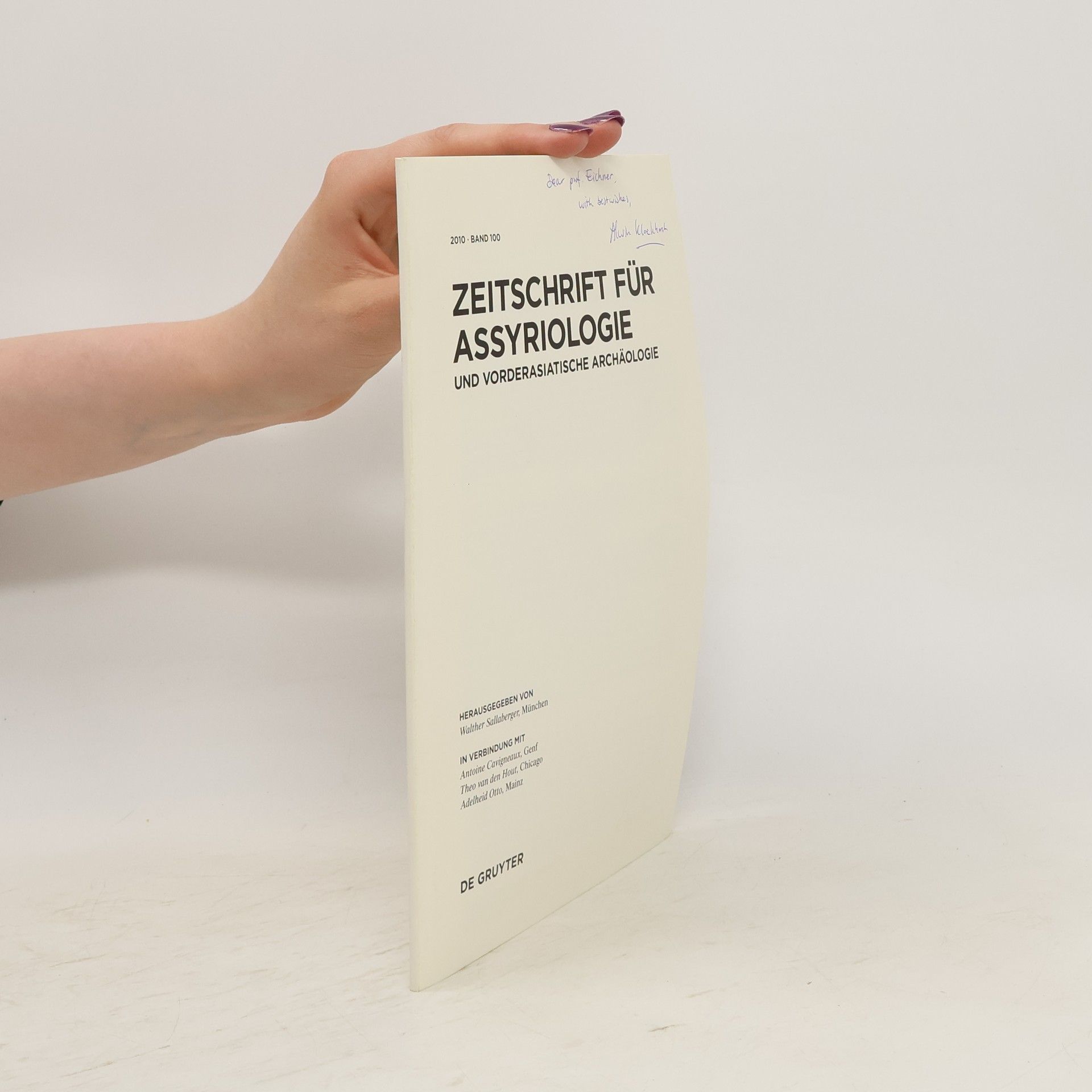 kolektiv Zeitschrift für Assyriologie und vorderasiatische Archäologie. Band 100