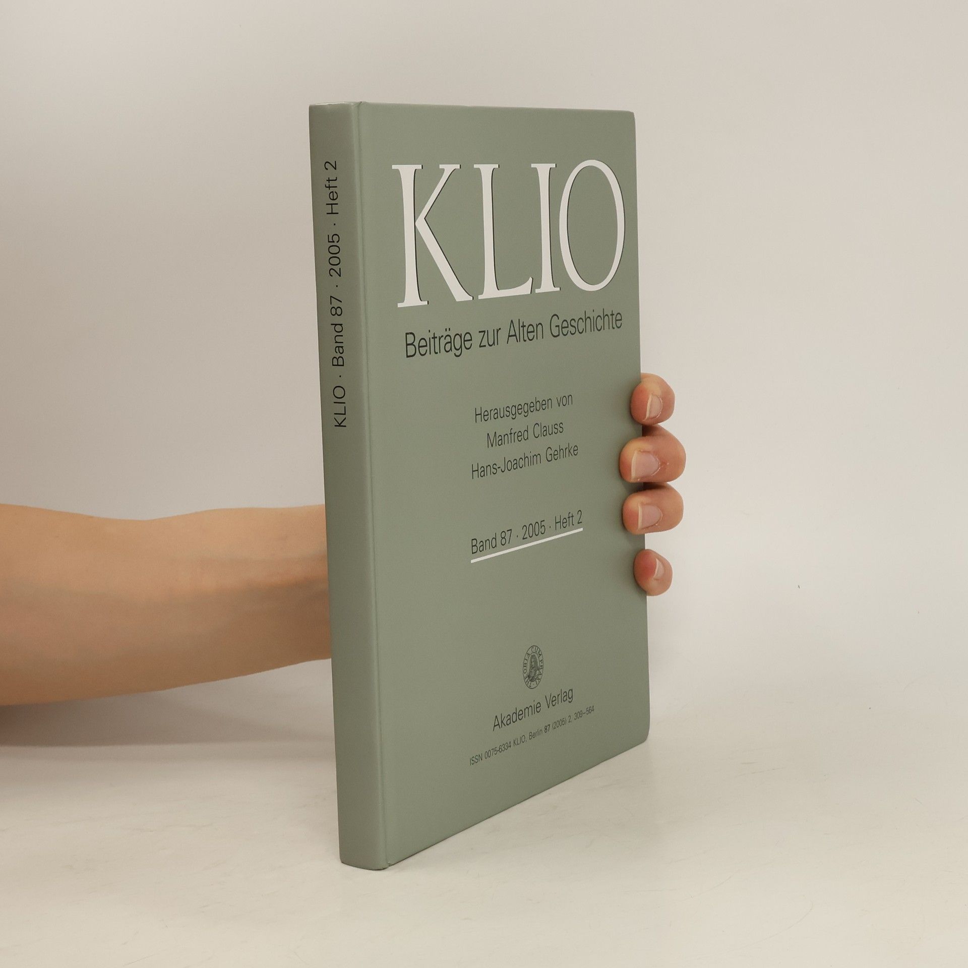 kolektiv Klio. Beiträge zur Alten Geschichte 87. Heft 2