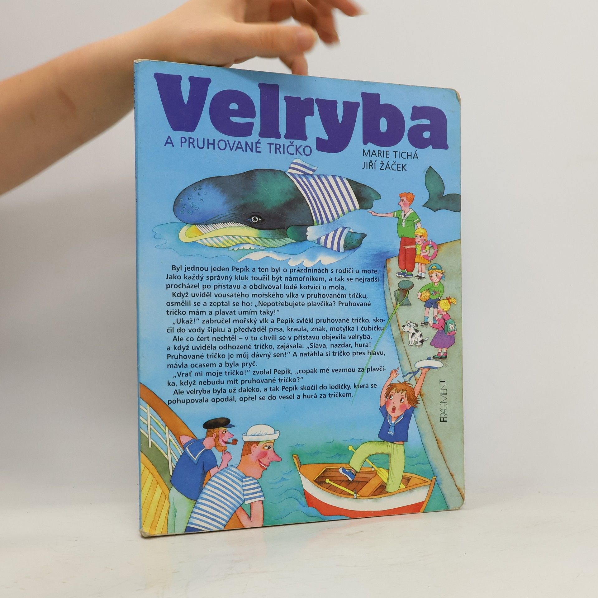 Marie Tichá Velryba a pruhované tričko
