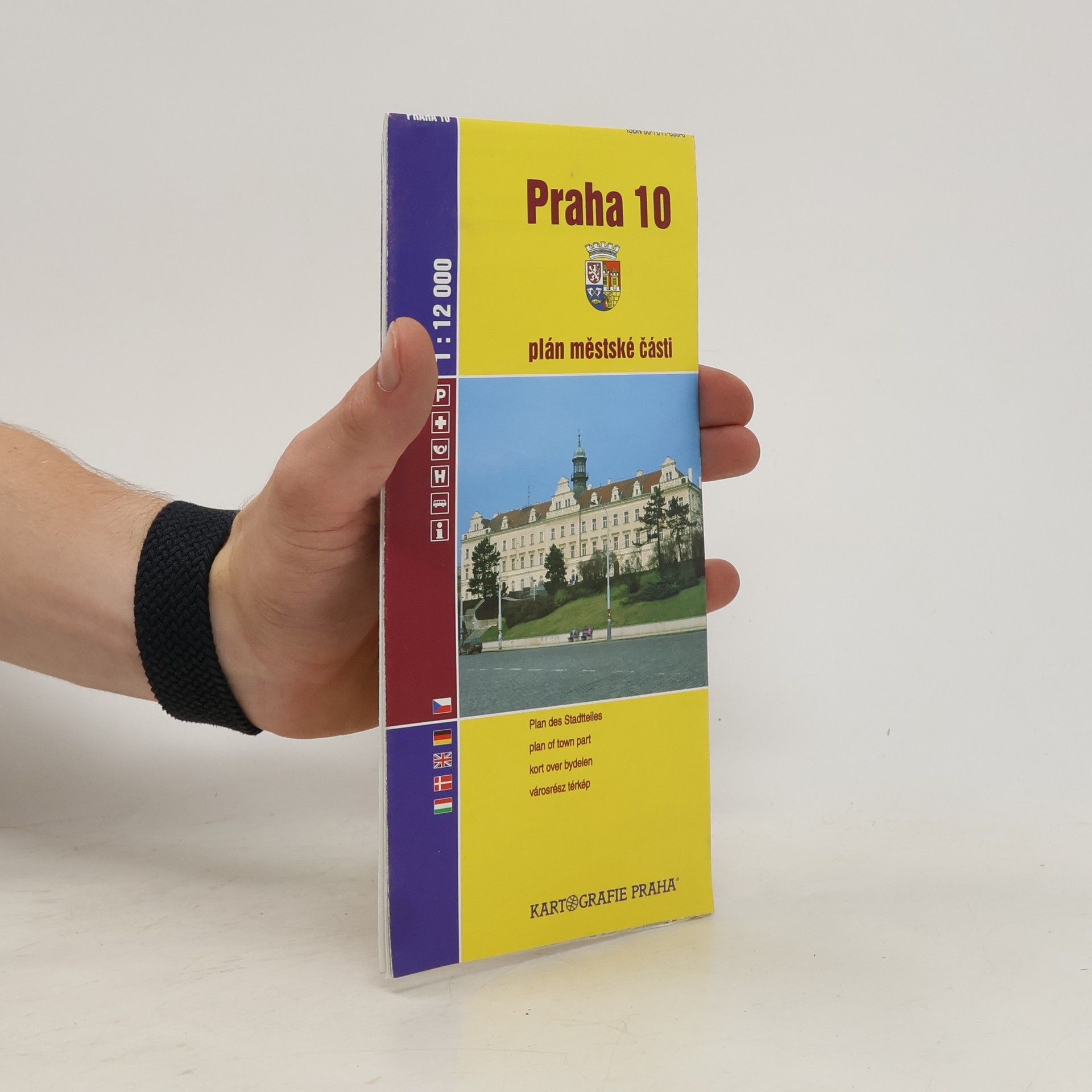 Autores varios Praha 10 plán městské části