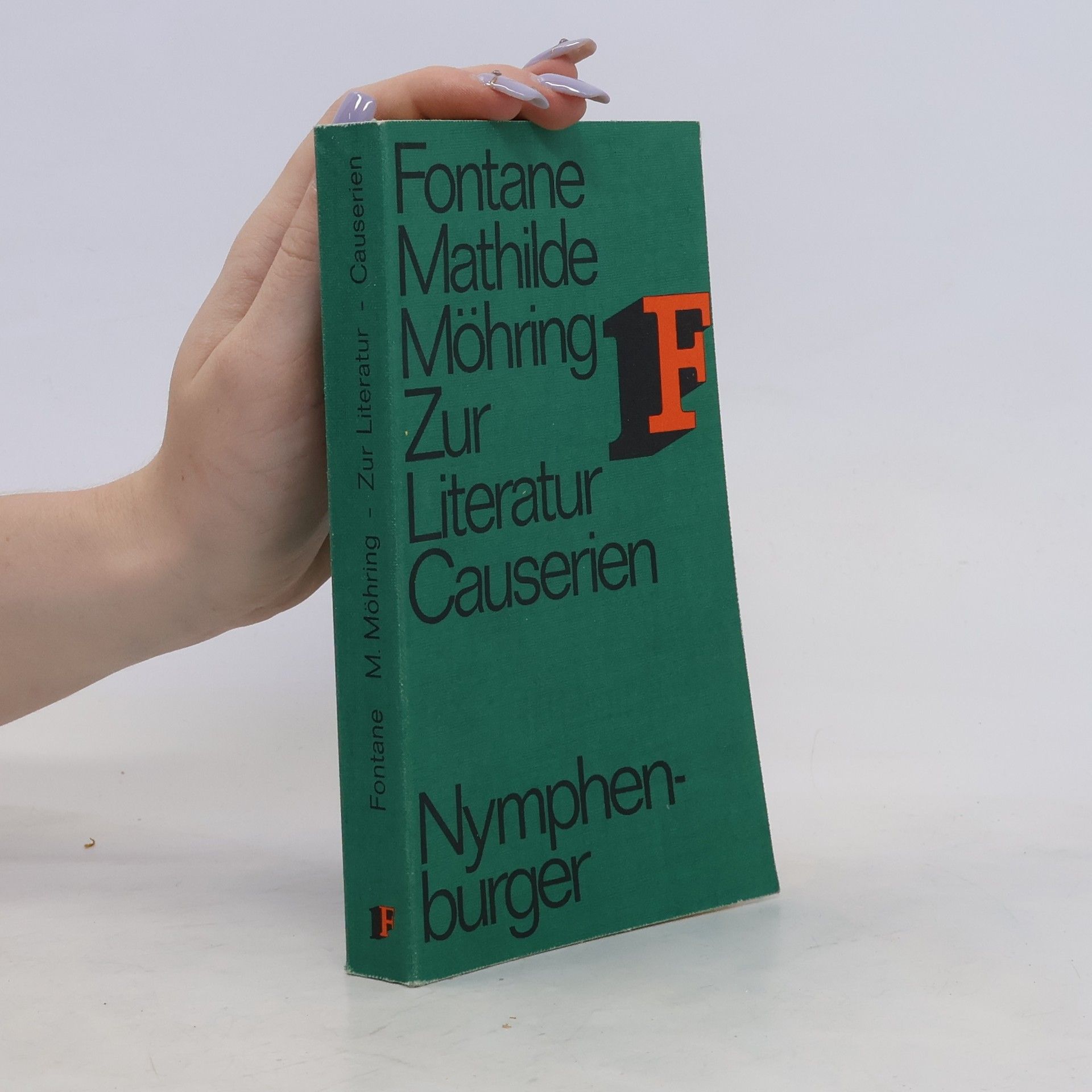 Theodor Fontane Mathilde Möhring. Zur Literatur. Causerien