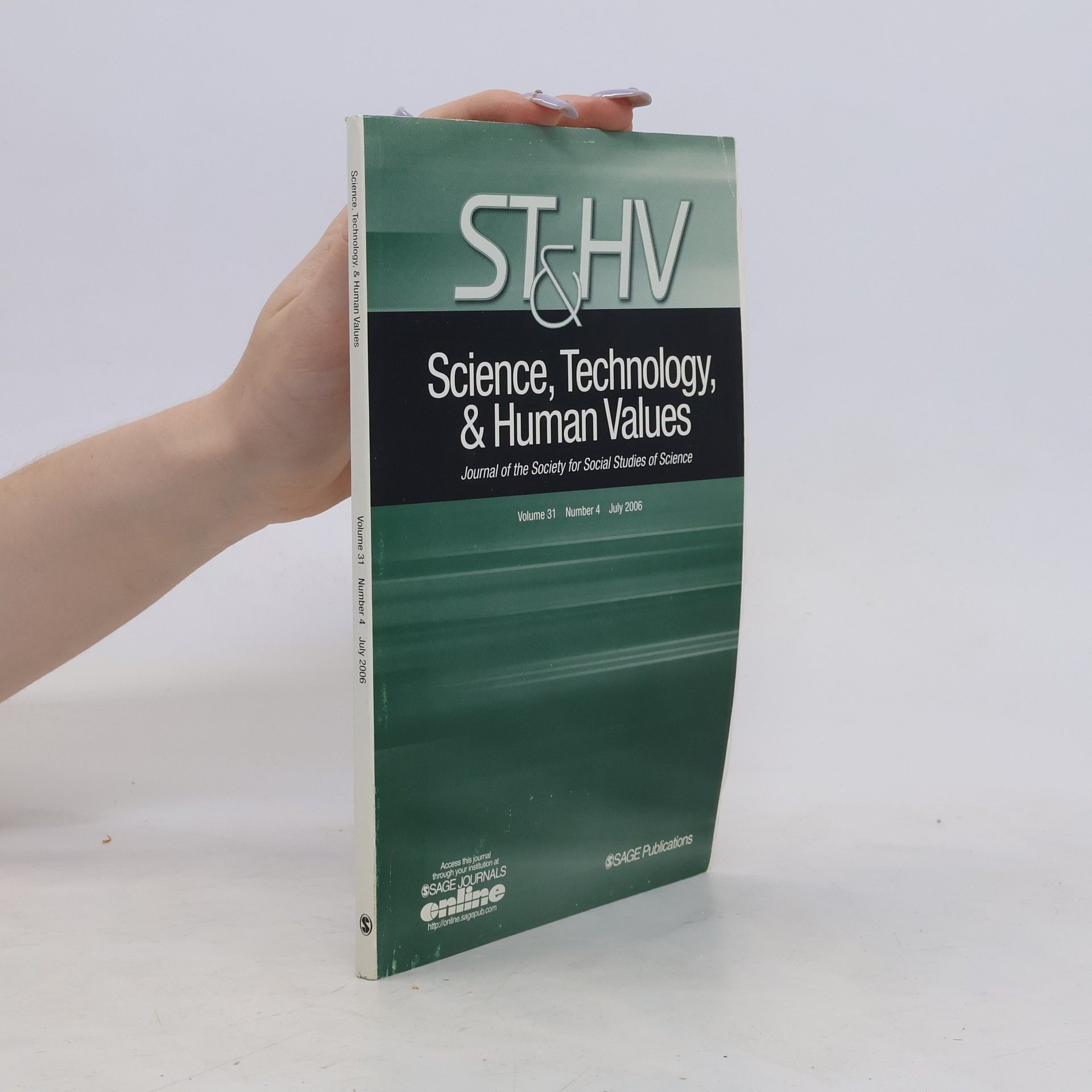 Various authors Science, Technology, & Human Values