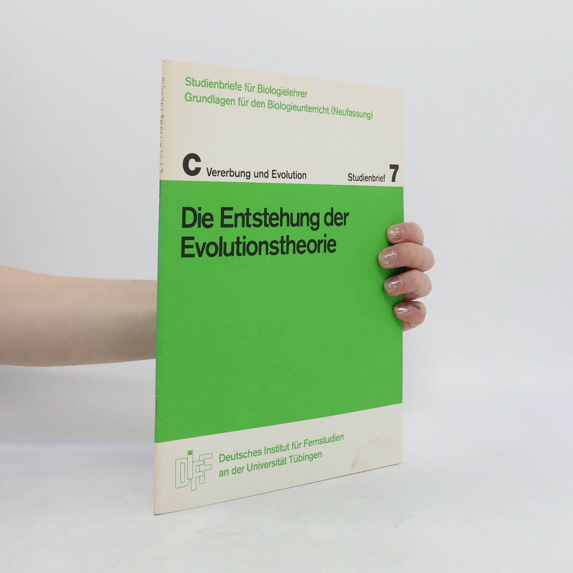 kolektiv Die Entstehung der Evolutionstheorie 7