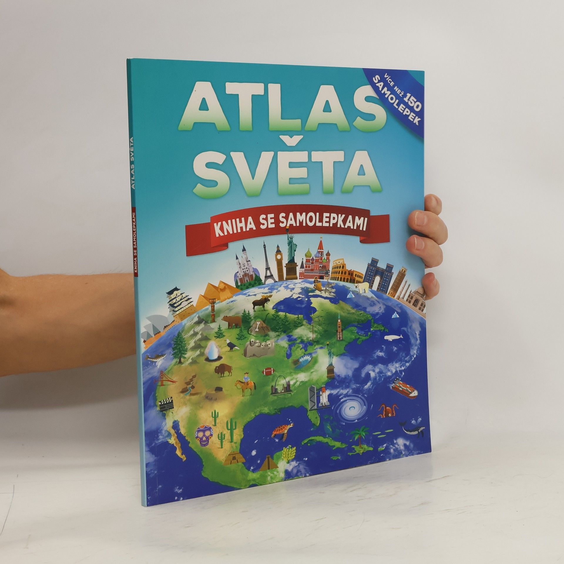 John Malam Atlas světa - Kniha se samolepkami