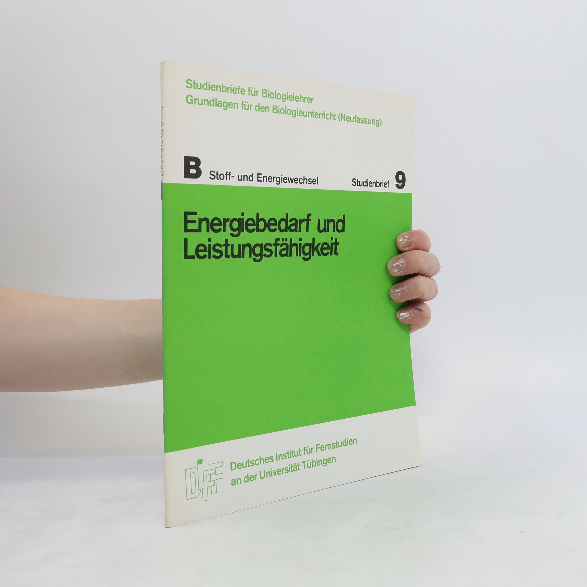 Collectif d'auteurs Energiebedarf und Leistungsfähigkeit