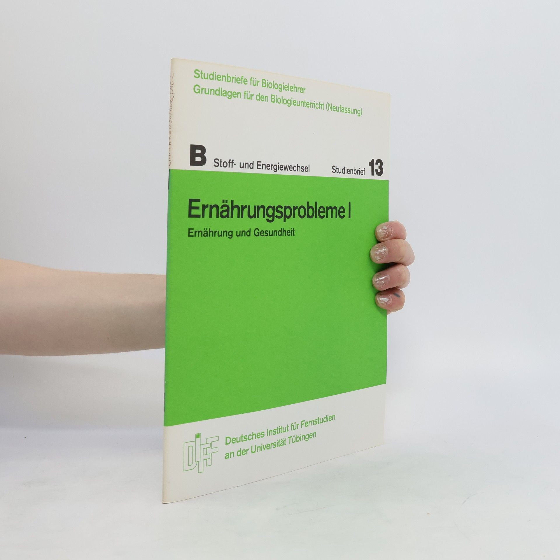Collectif d'auteurs Ernährungsprobleme I