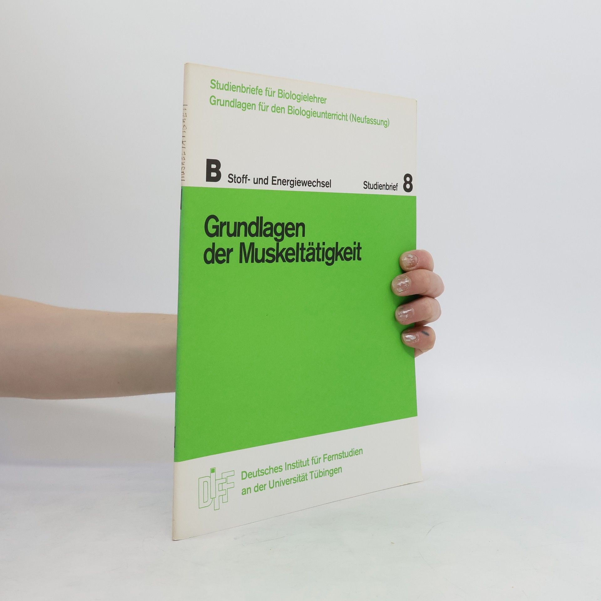 AA.VV. Grundlagen der Muskeltätigkeit