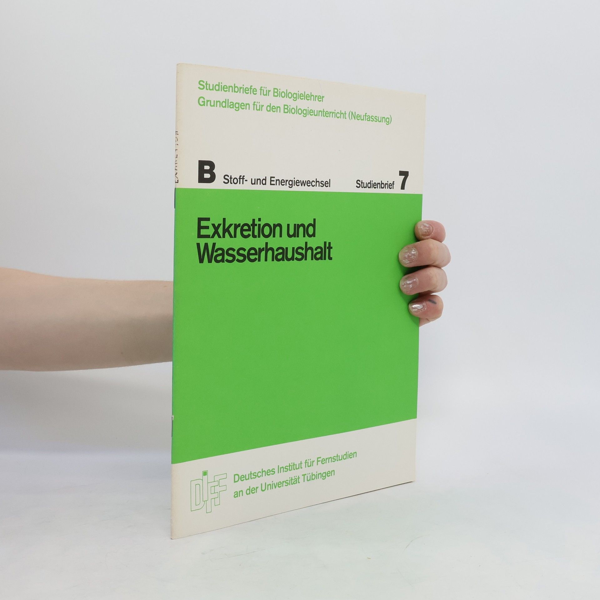 Collectif d'auteurs Exkretion und Wasserhaushalt
