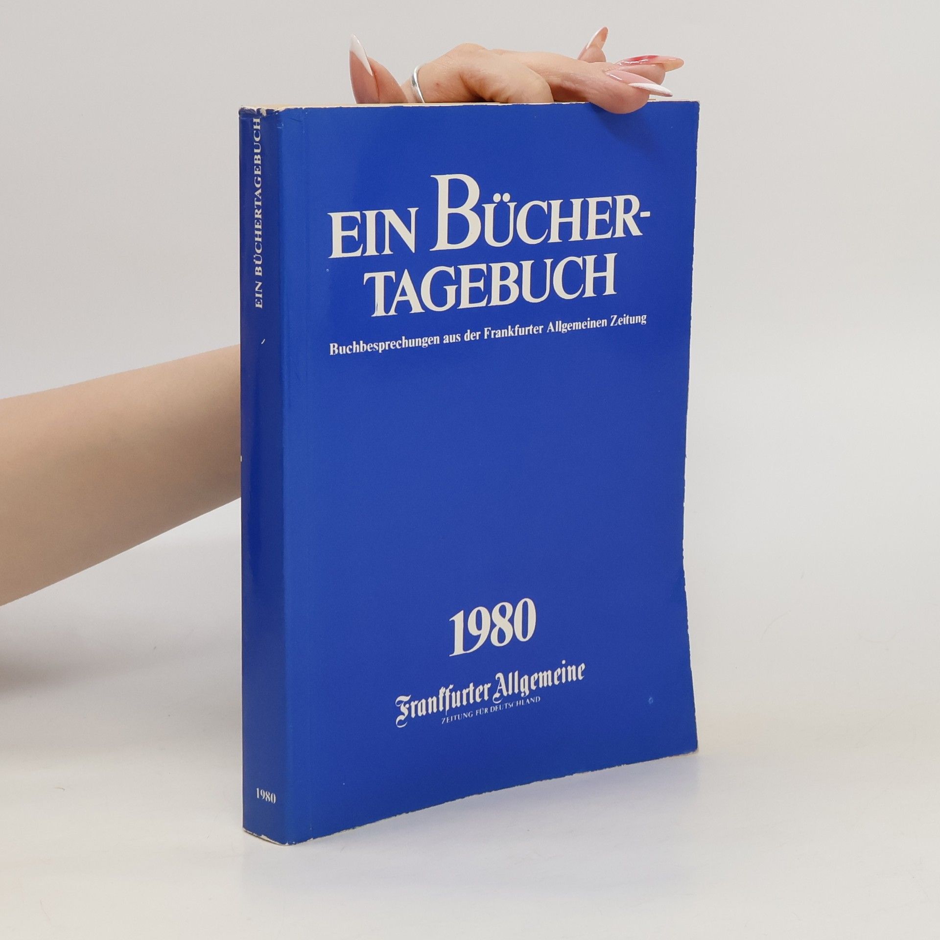 Collectif d'auteurs Ein Bücher-Tagebuch 1980