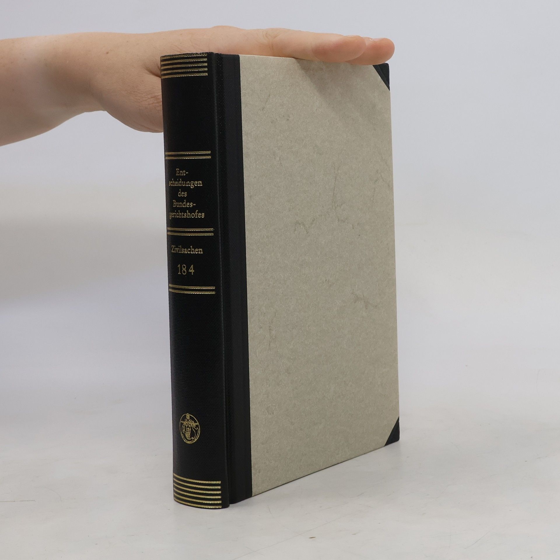 Autorenkollektiv Entscheidungen des Bundesgerichtshofes in Zivilsachen, BGHZ. Bd. 184