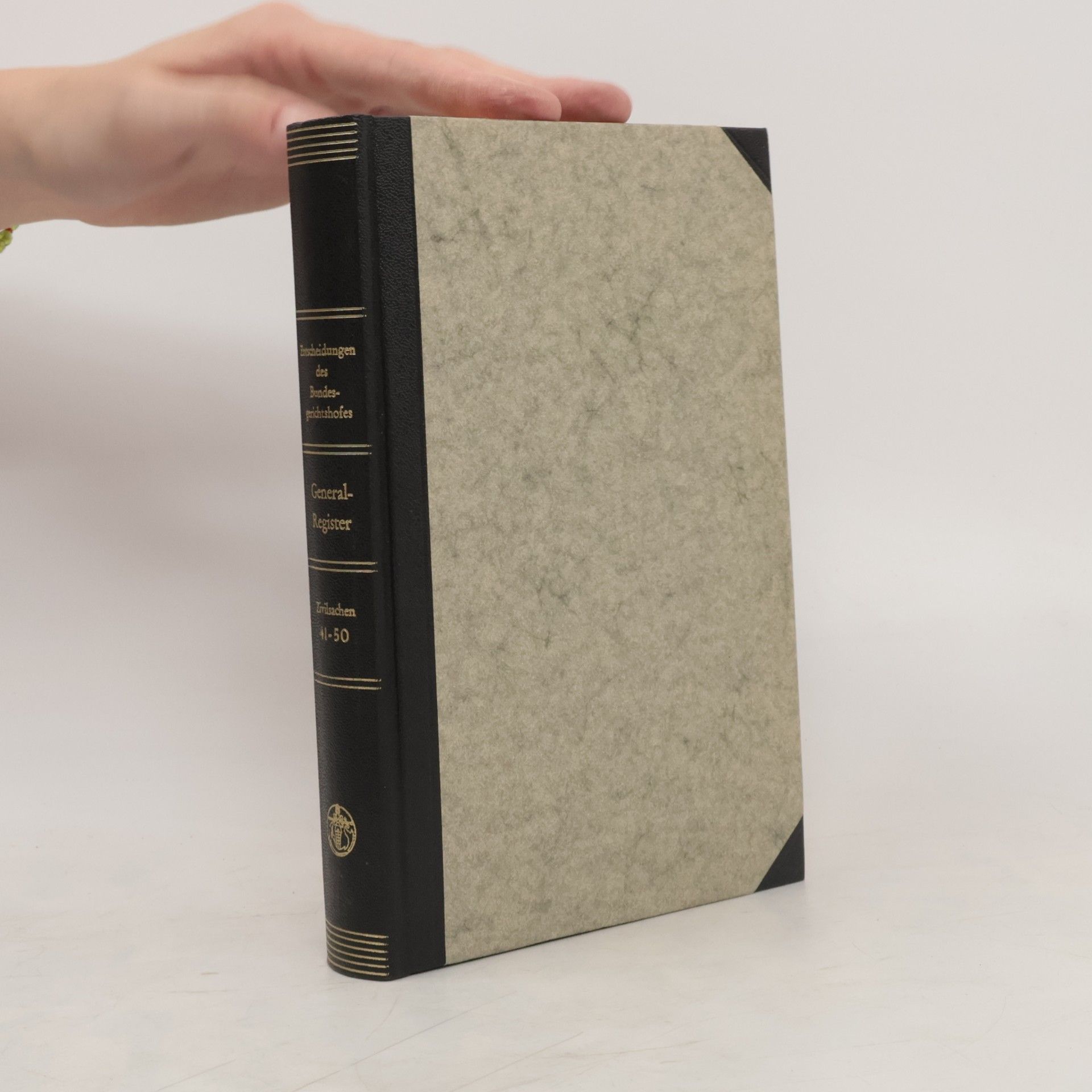 Collectif d'auteurs Entscheidungen des Bundesgerichtshofes in Zivilsachen. Generalregister zu Band