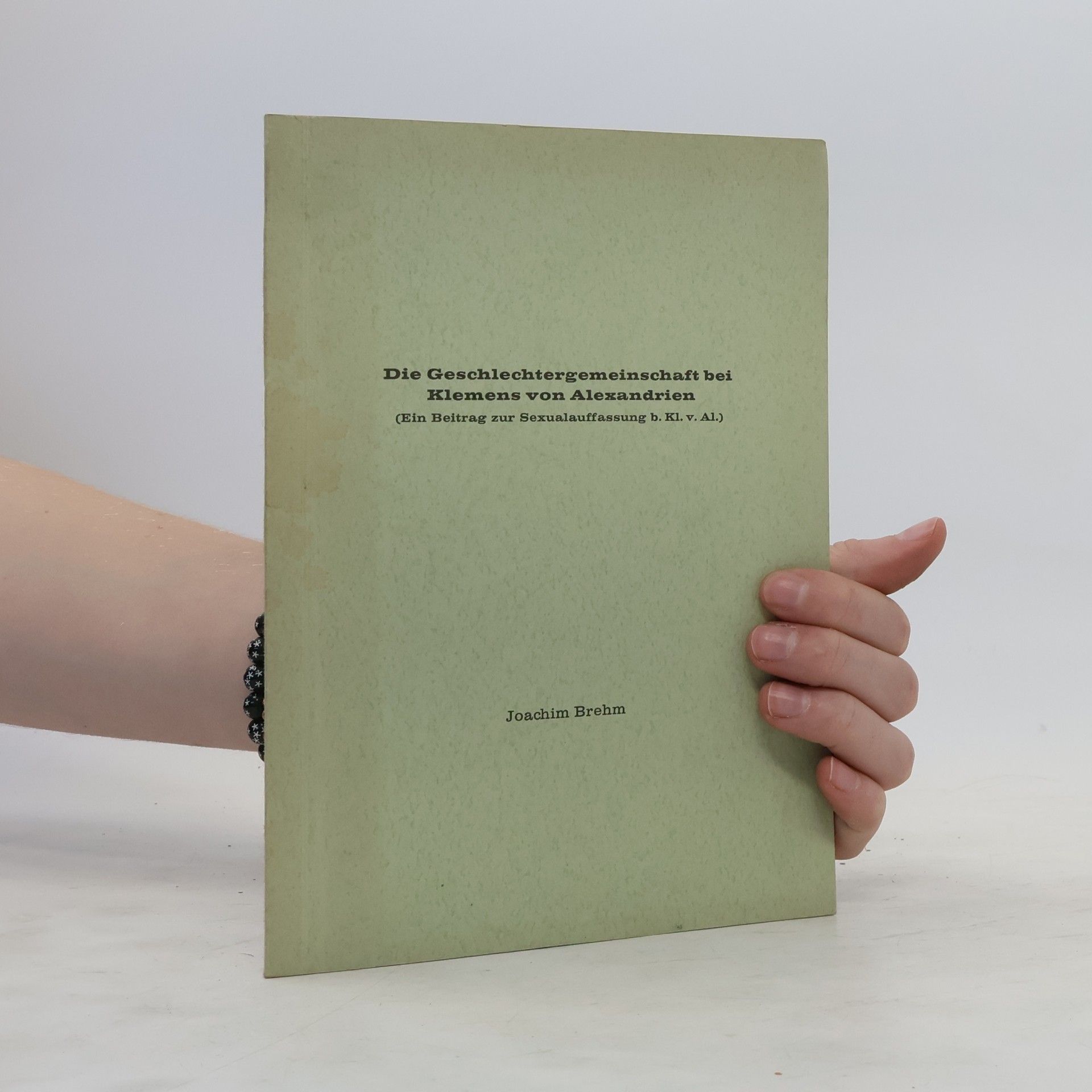 Die Geschlechtergemeinschaft het Klemens von Alesandrien