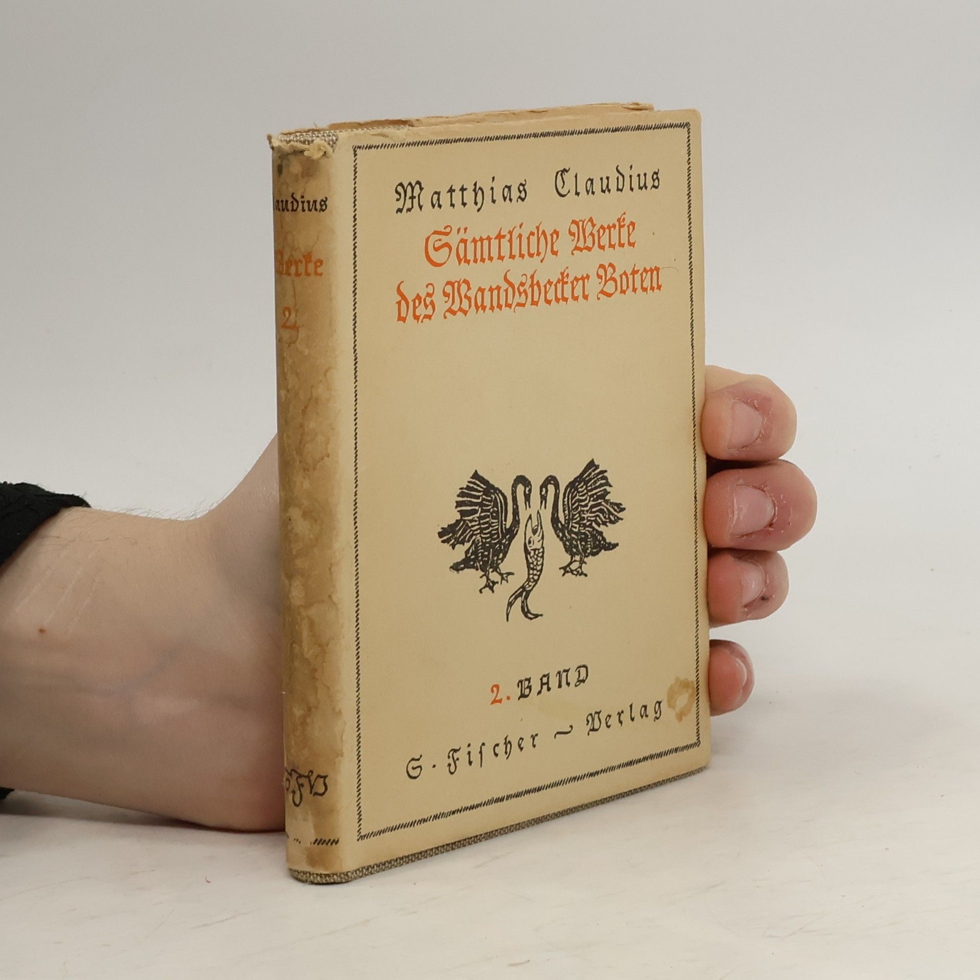 Matthias Claudius Sämtliche Werke des Wandsbecker Boten