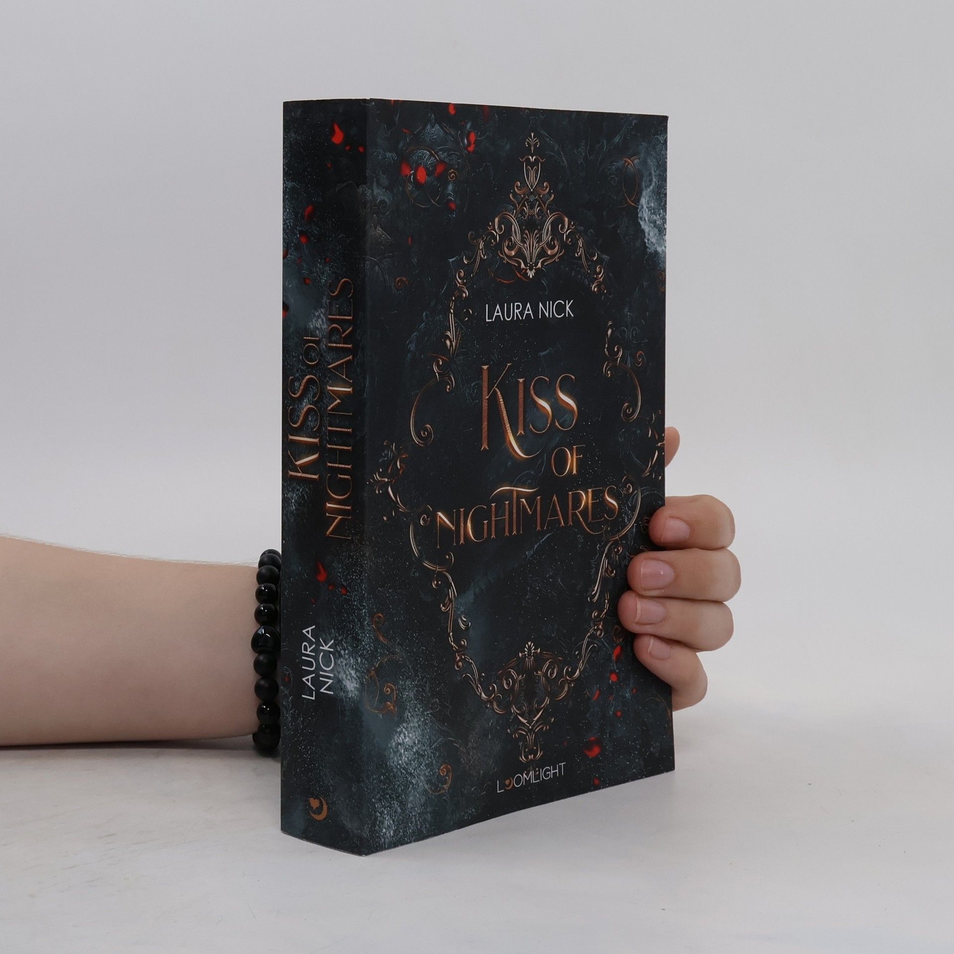 Laura Nick Kiss of Nightmares. Vampire Royalty meets Dark Academia
