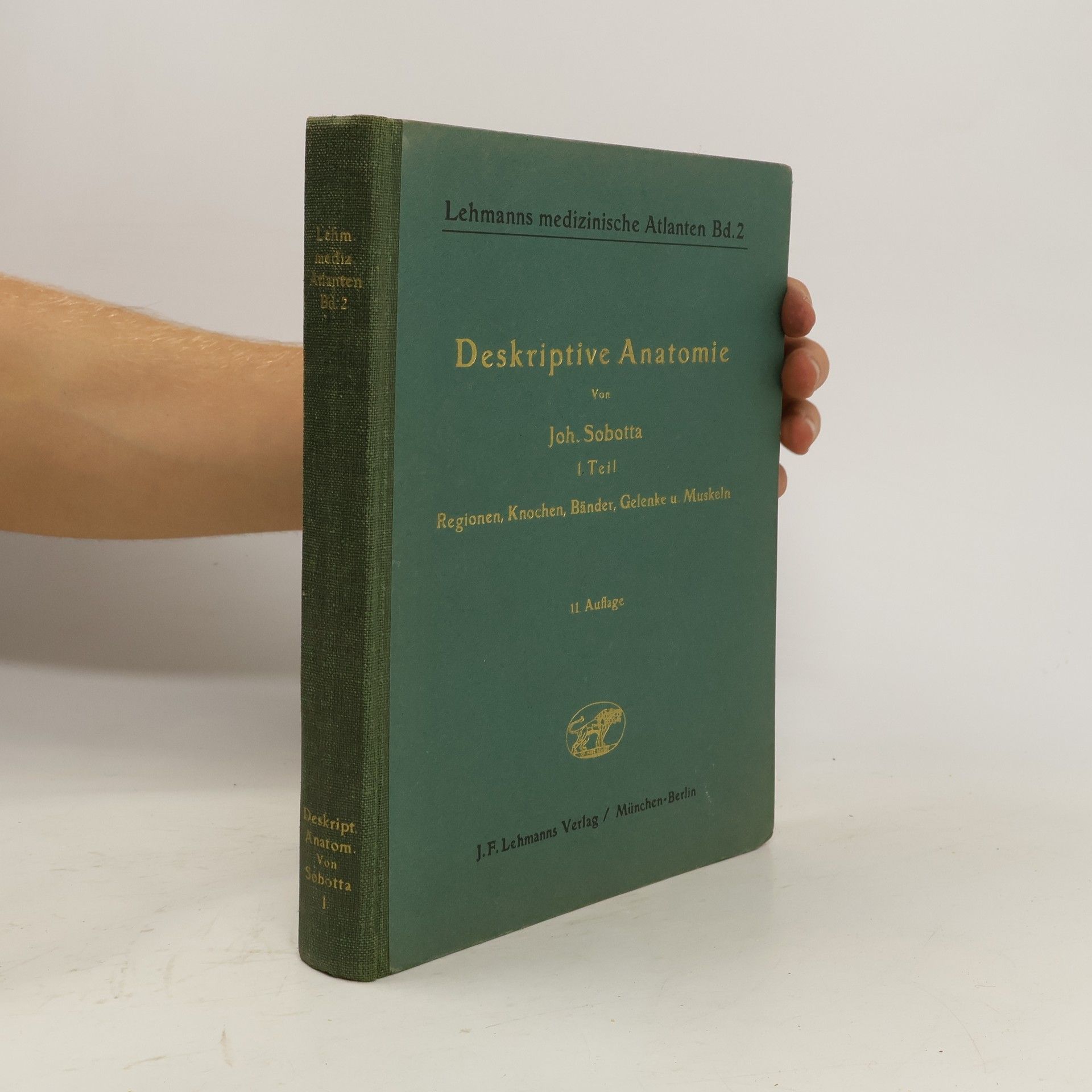 Johannes Sobotta Deskriptive Anatomie. 1. Teil