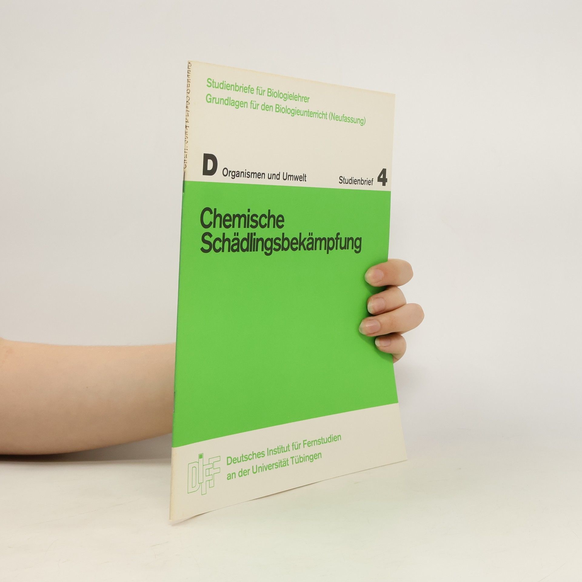Collectif d'auteurs Chemische Schädlingsbekämpfung