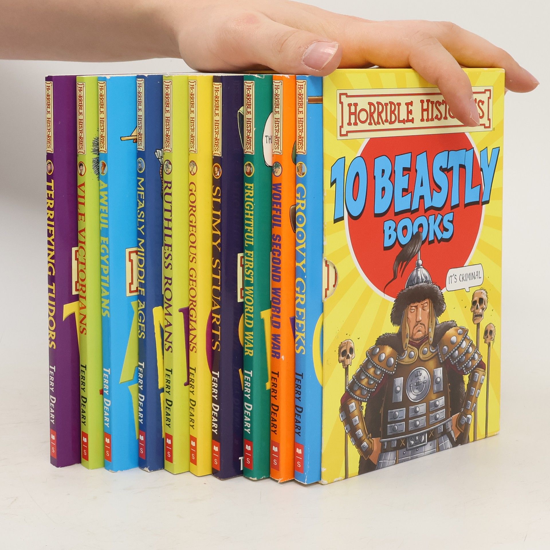 Terry Deary 10 Beastly Books