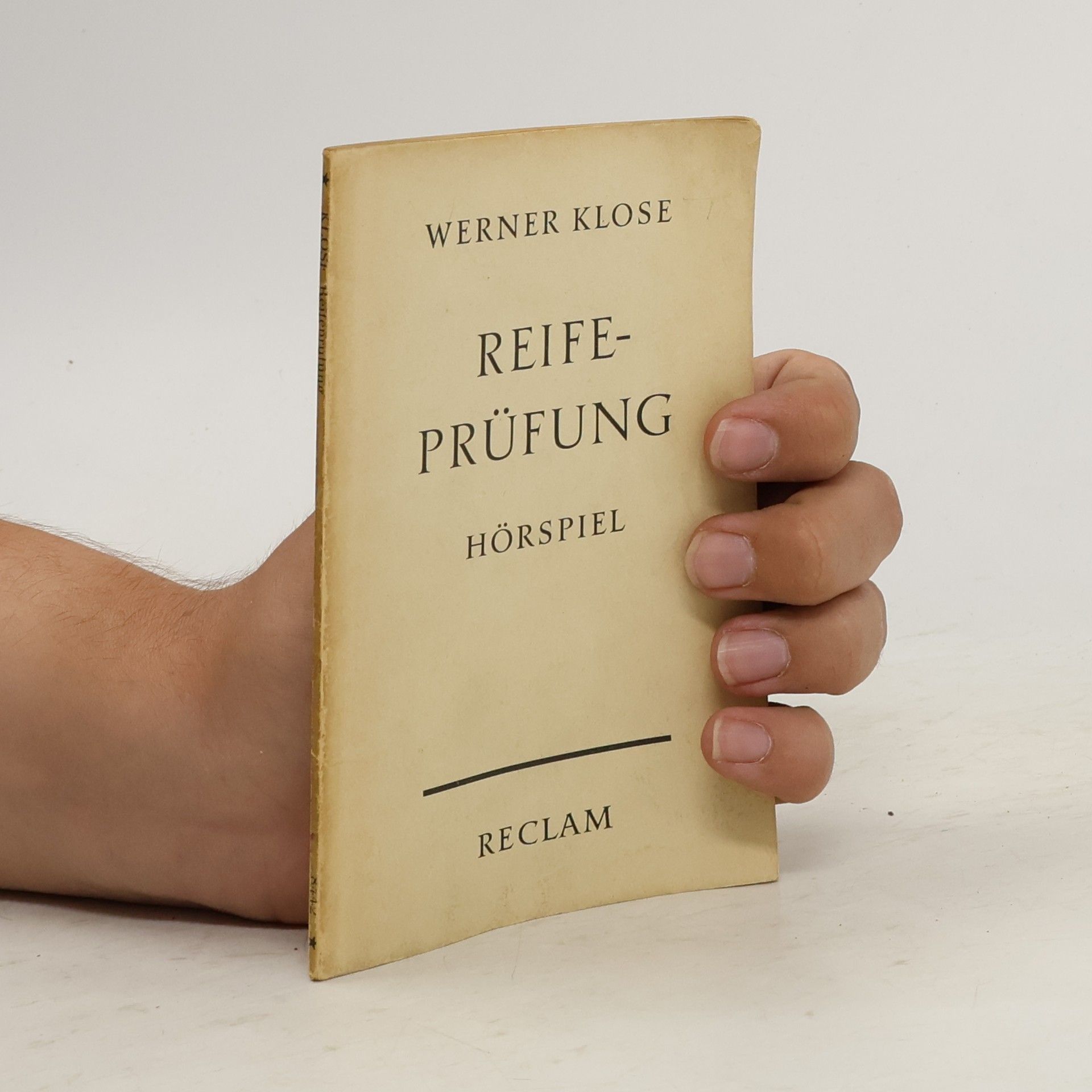 Werner Klose Reifeprüfung