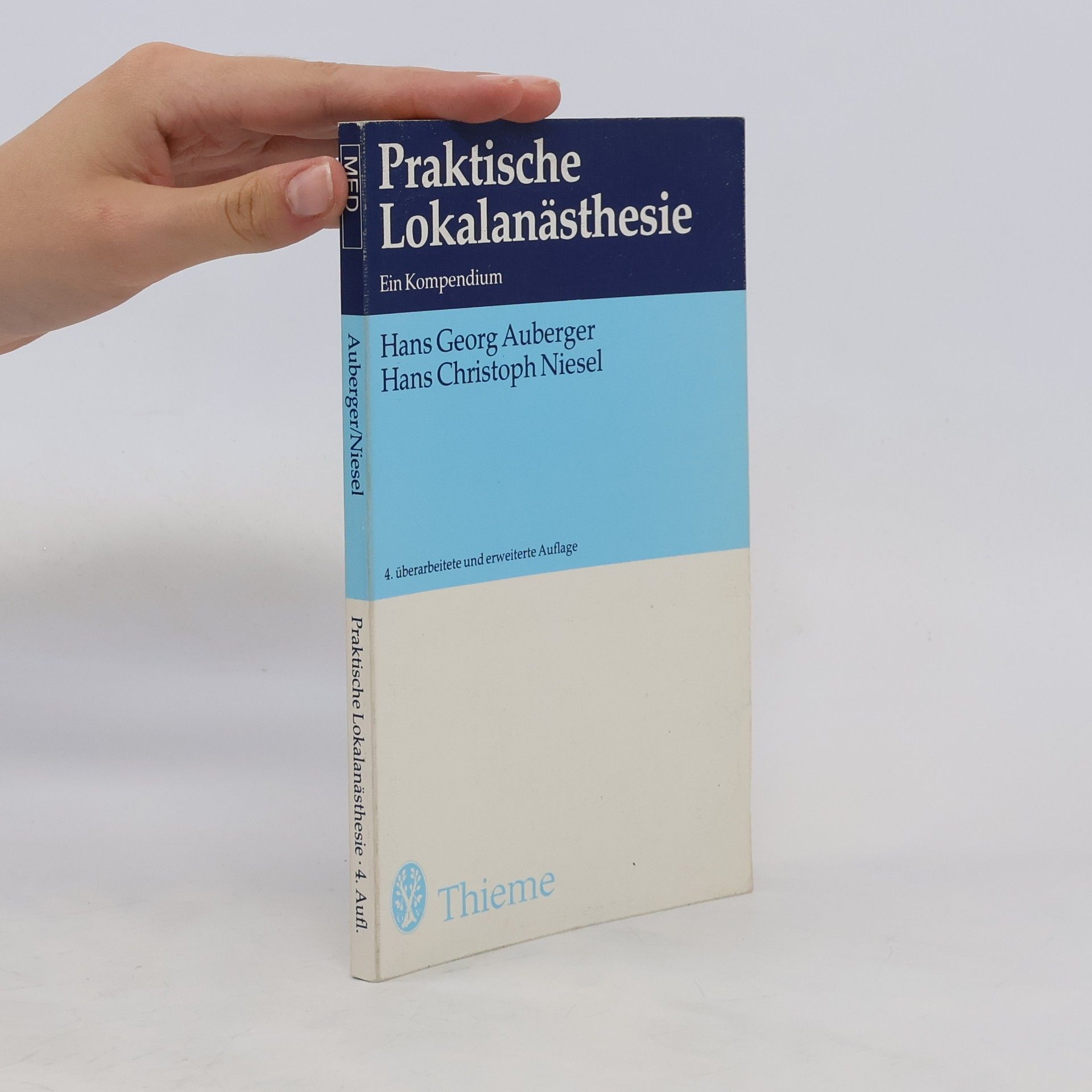 Hans Georg Auberger Praktische Lokalanästhesie
