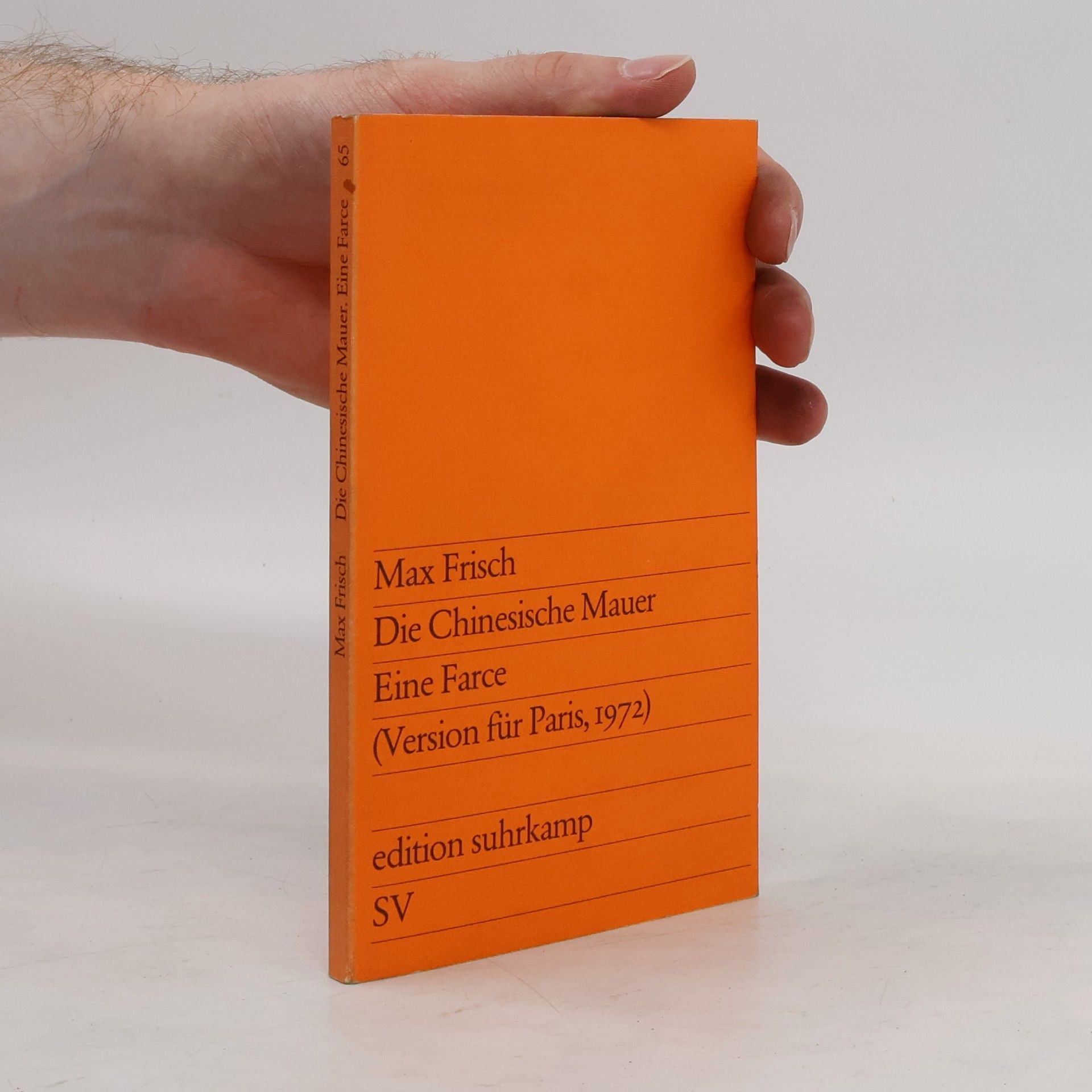 Max Frisch Die chinesische Mauer