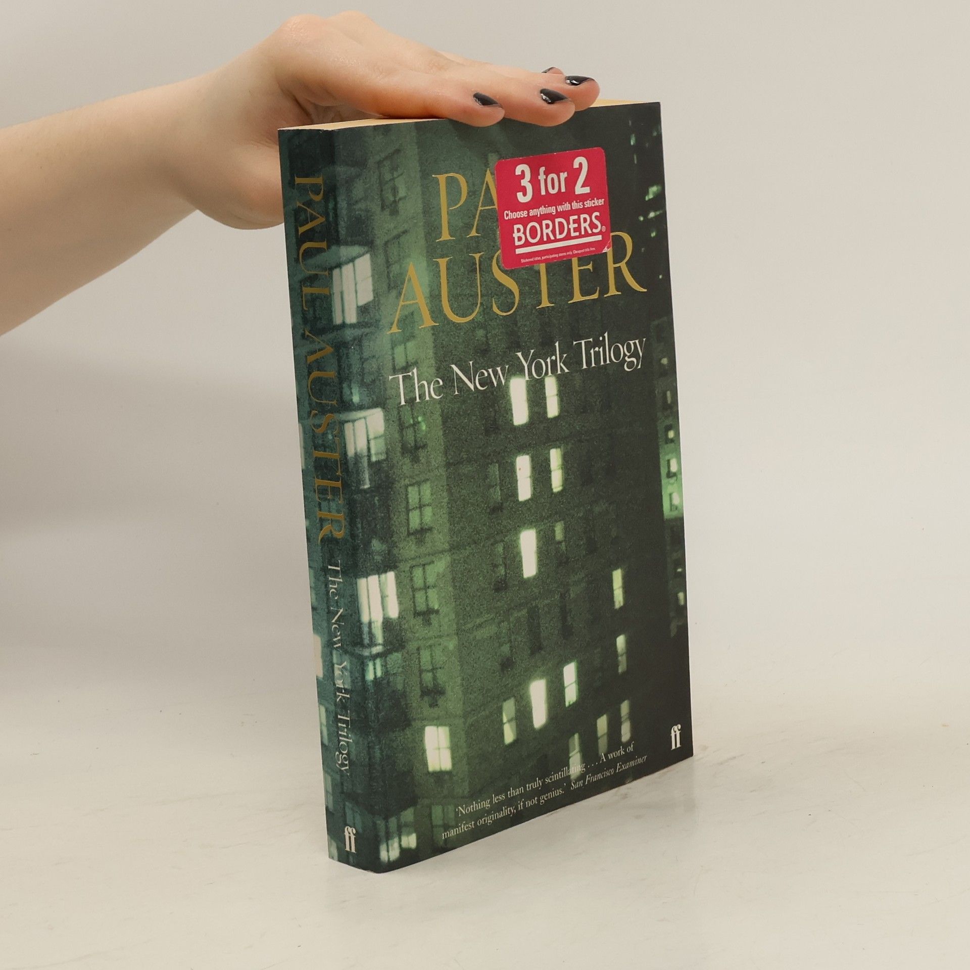Paul Auster The New York trilogy : City of Glass, Ghosts, The locked room