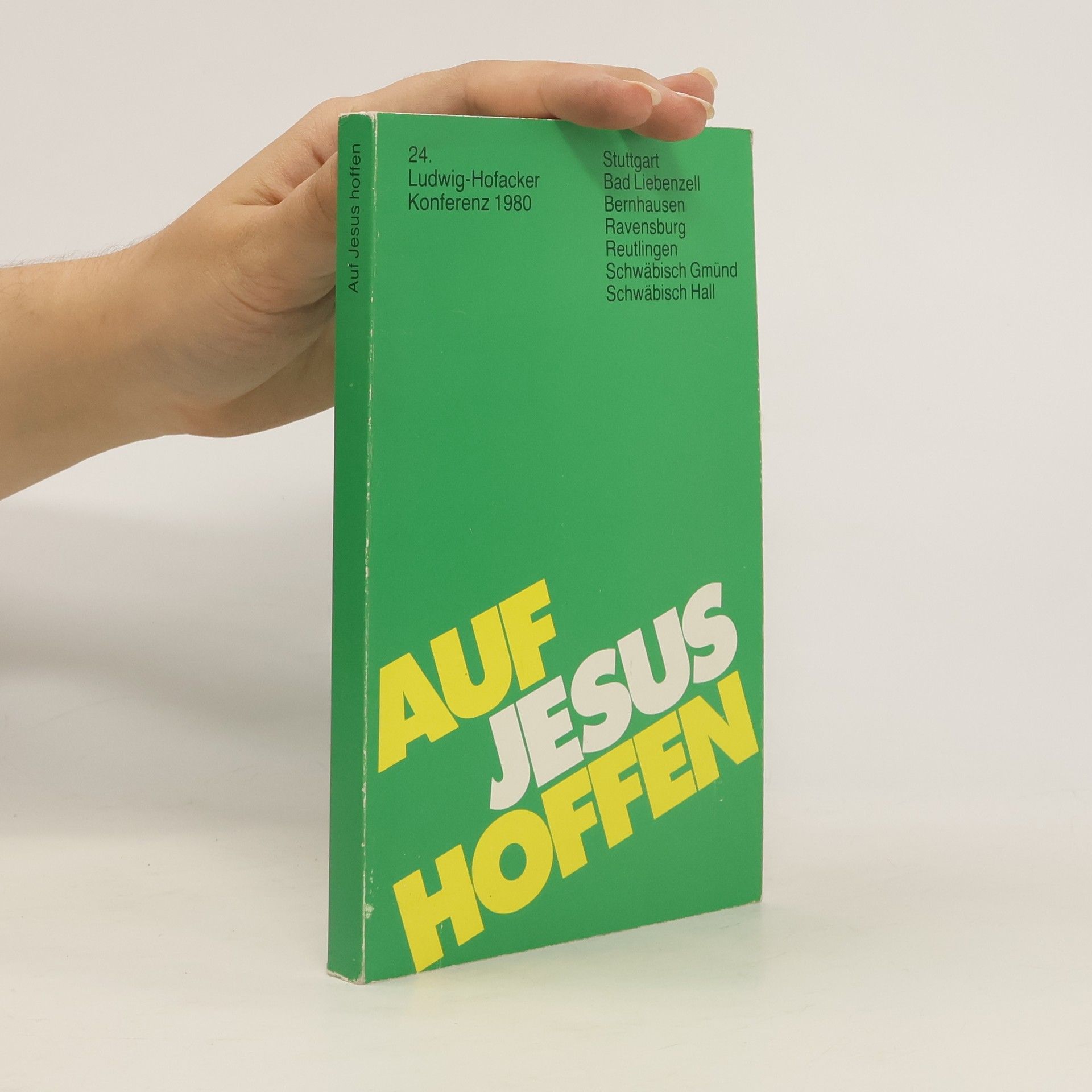 Winrich Scheffbuch Auf Jesus hoffen