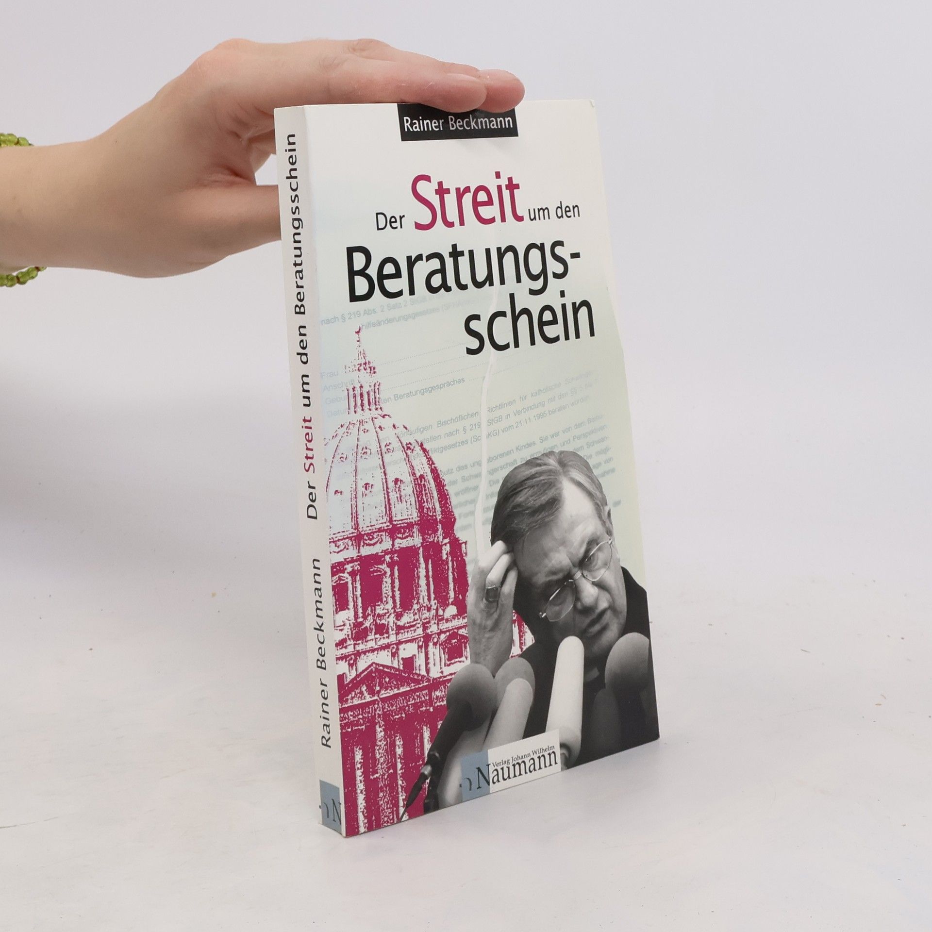 Rainer Beckmann Der Streit um den Beratungsschein