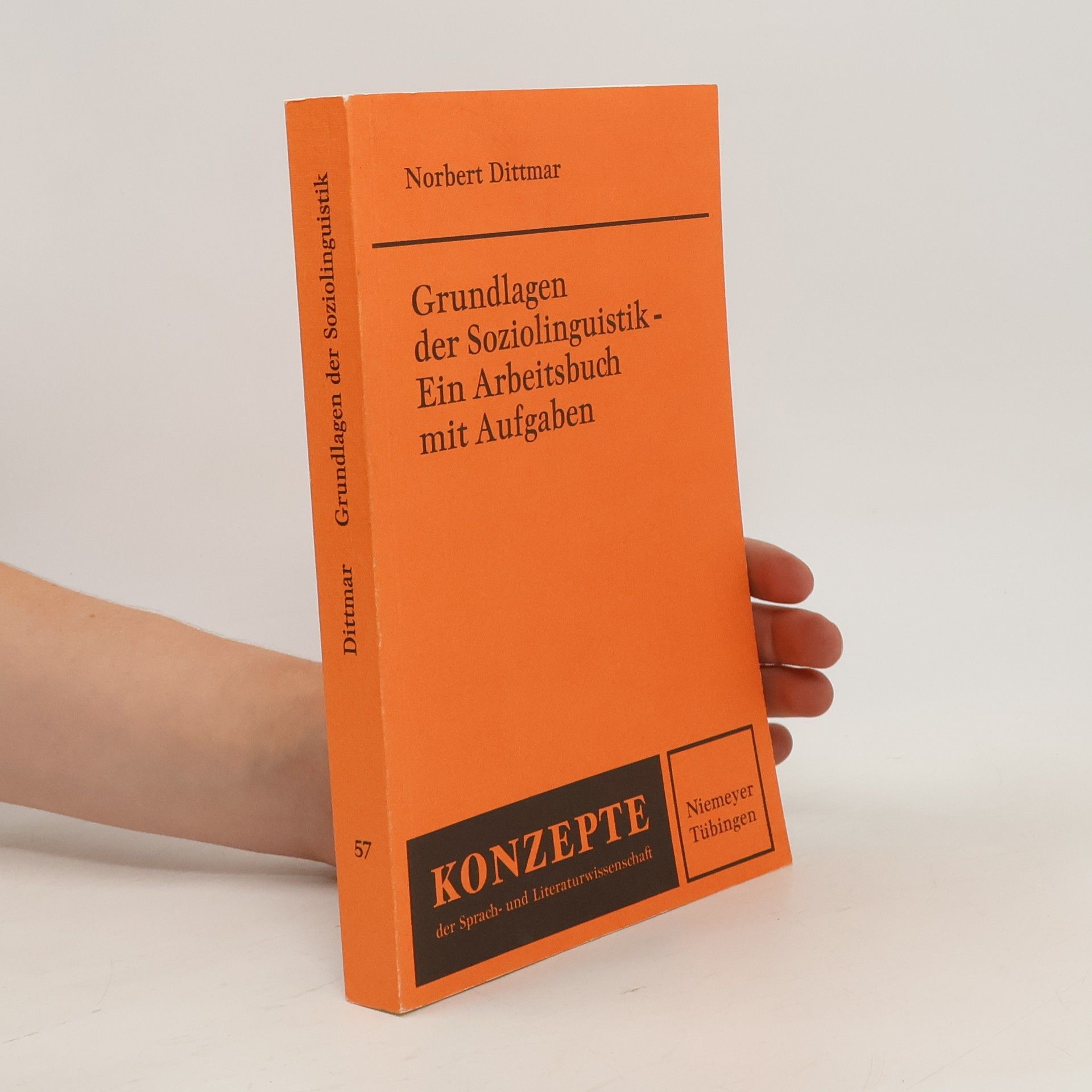Norbert Dittmar Grundlagen der Soziolinguistik