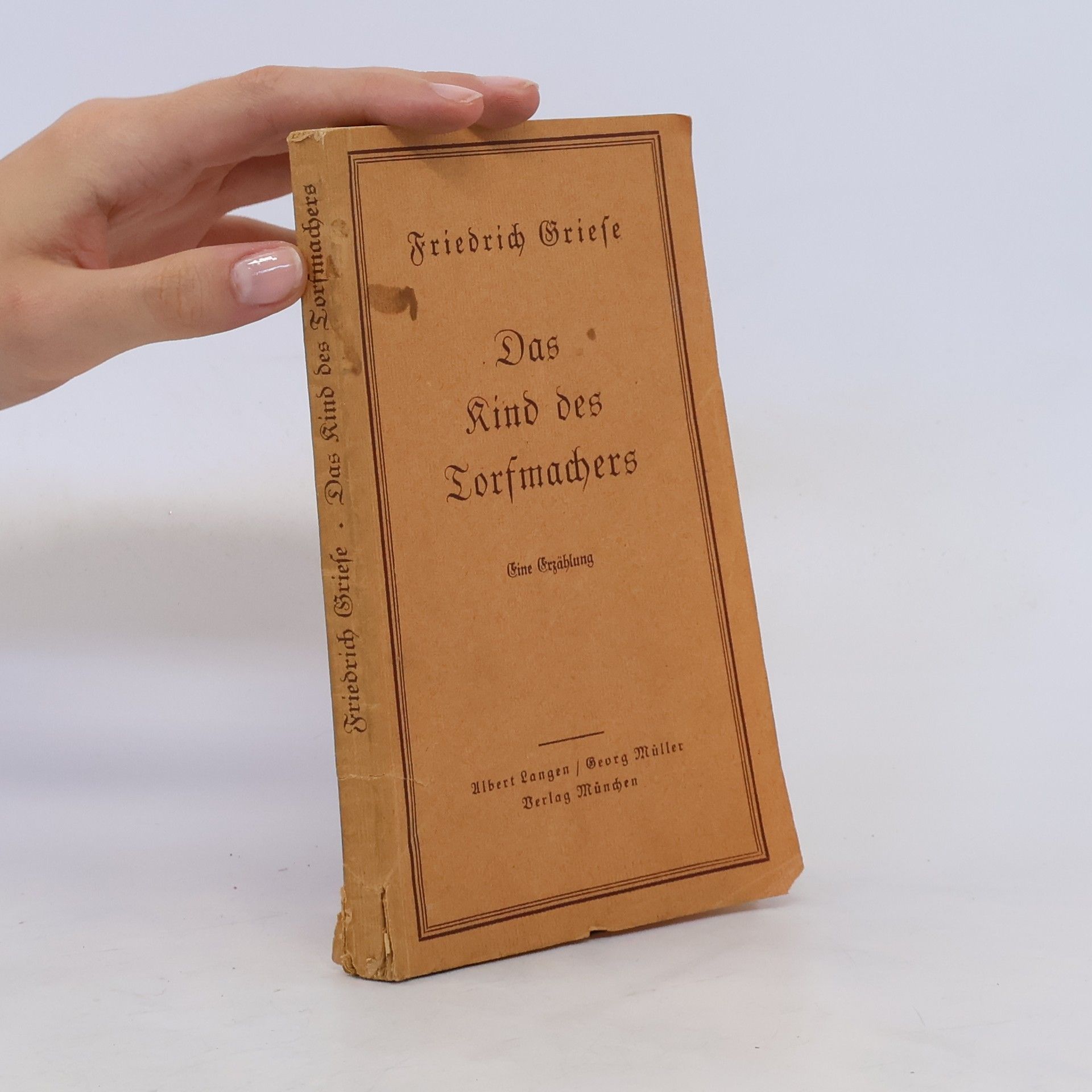 Friedrich Griese Das Kind des Torfmachers