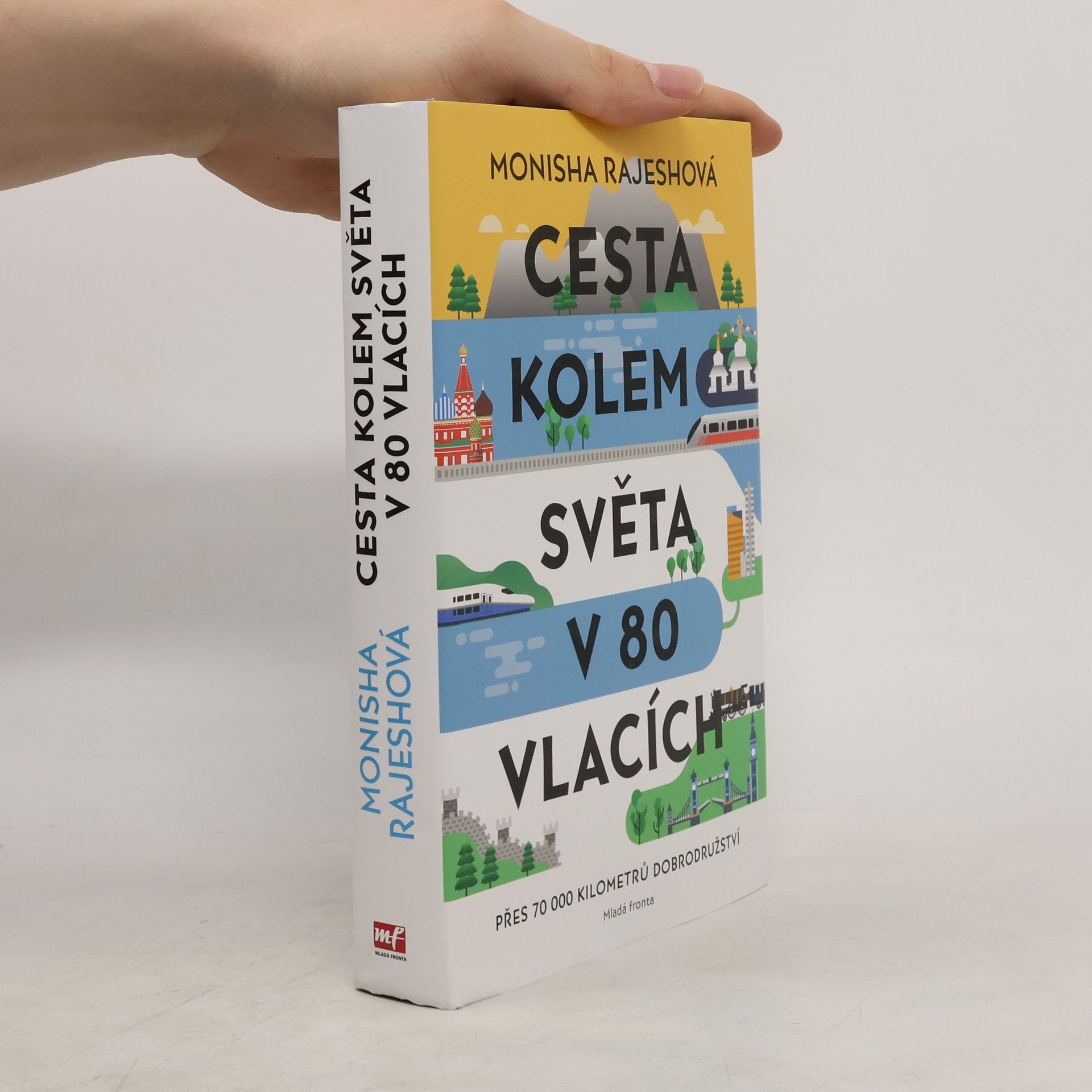 Monisha Rajesh Cesta kolem světa v 80 vlacích. Přes 70 000 kilometrů dobrodružství