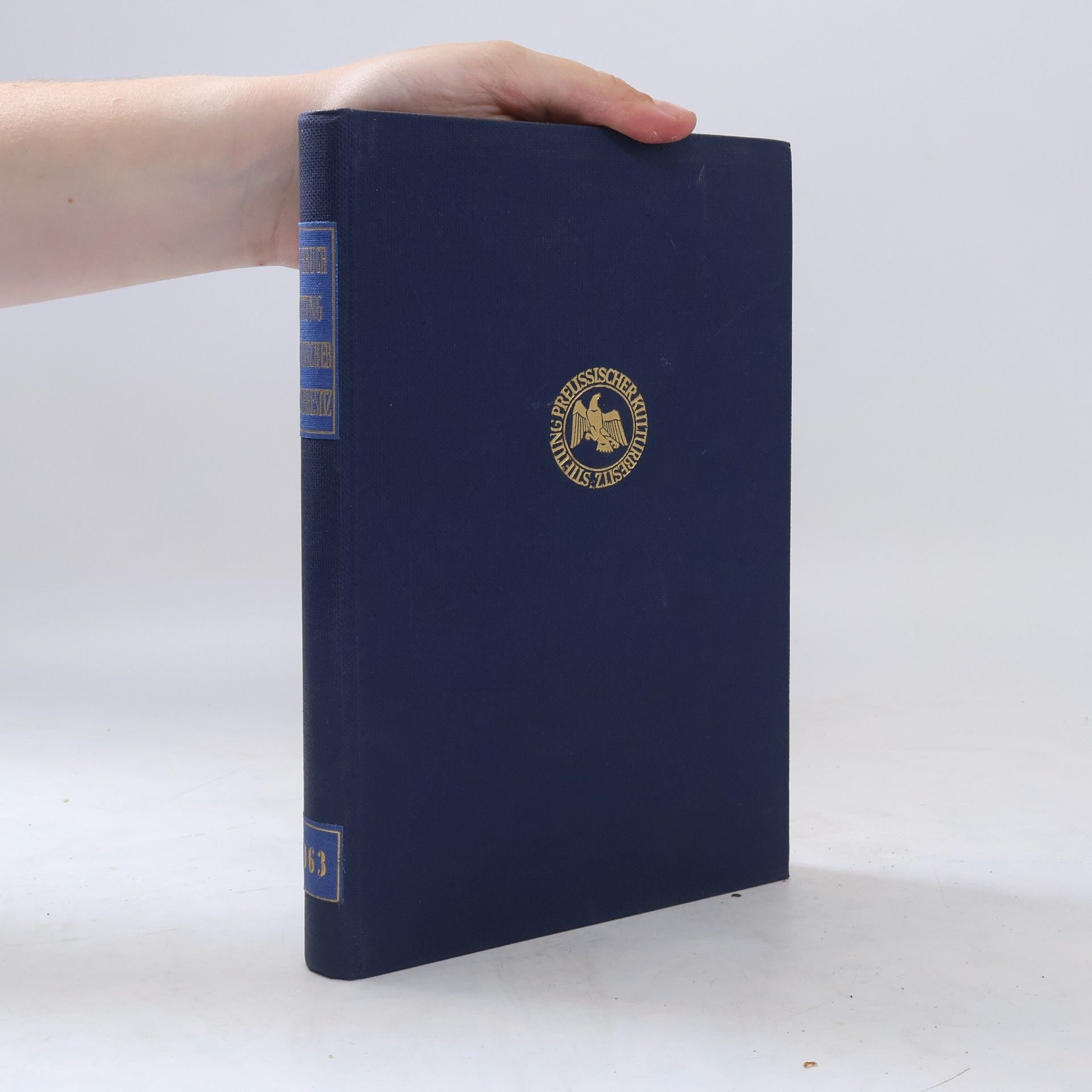 kolektiv Jahrbuch der stiftung presussischer Kulturbesitz 1963