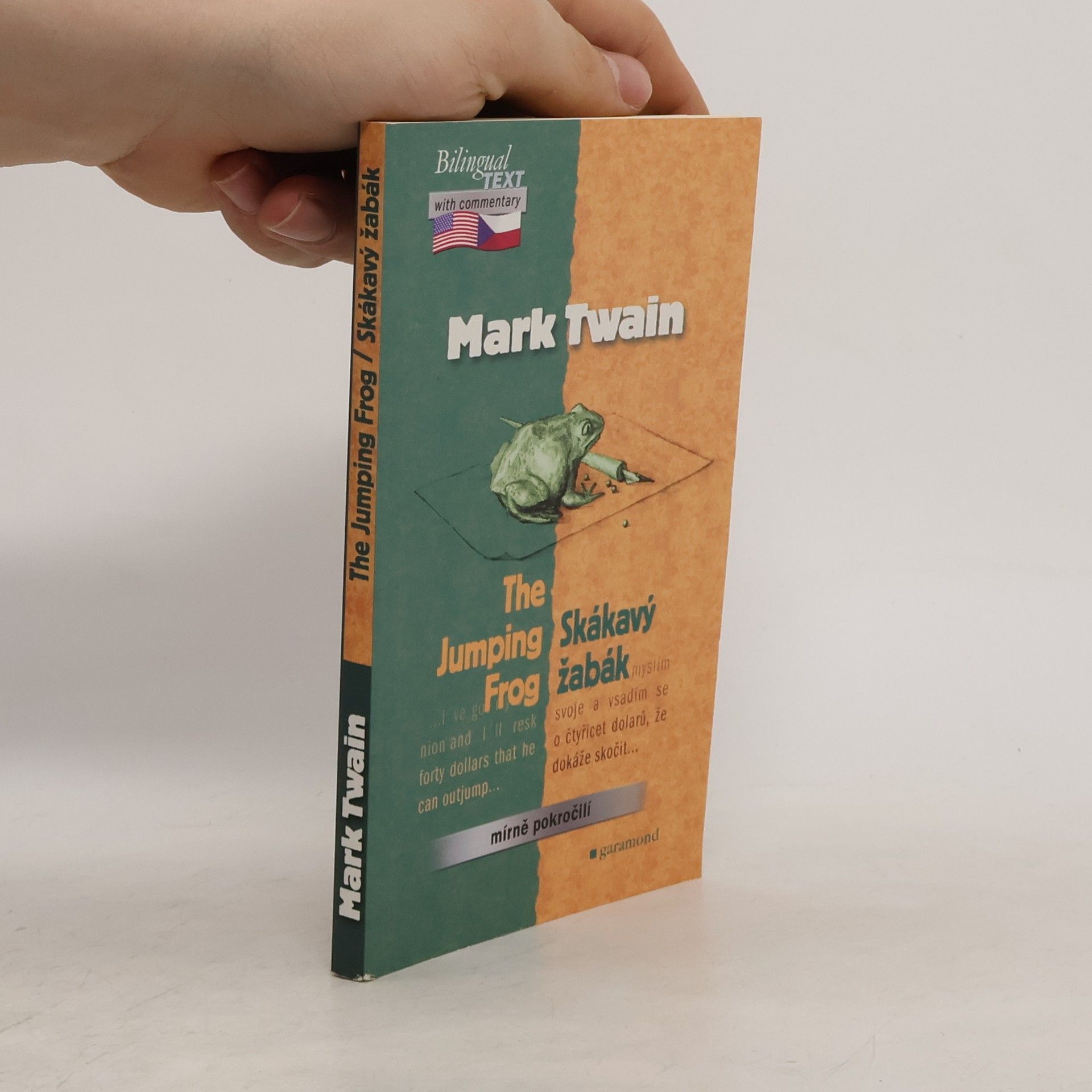 Mark Twain The Jumping Frog. Skákavý žabák