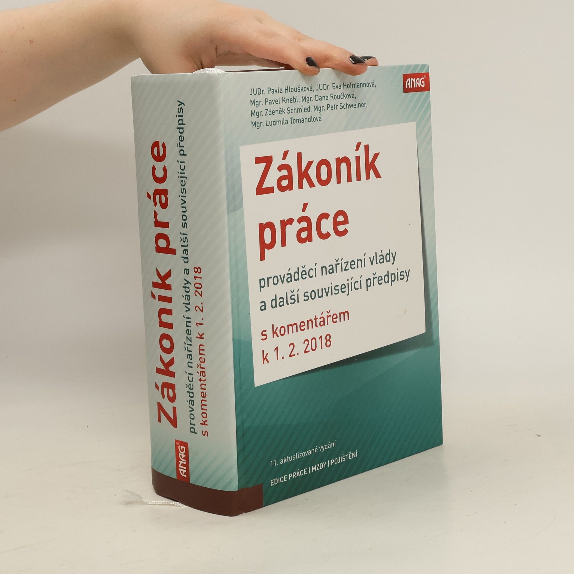 kolektiv Zákoník práce: Prováděcí nařízení vlády a další související předpisy: S komentářem k 1.2.2018