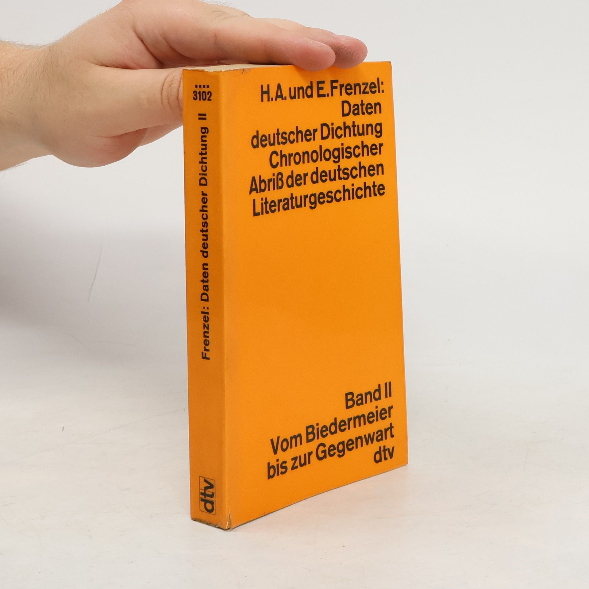 Herbert A. Frenzel Daten deutscher Dichtung