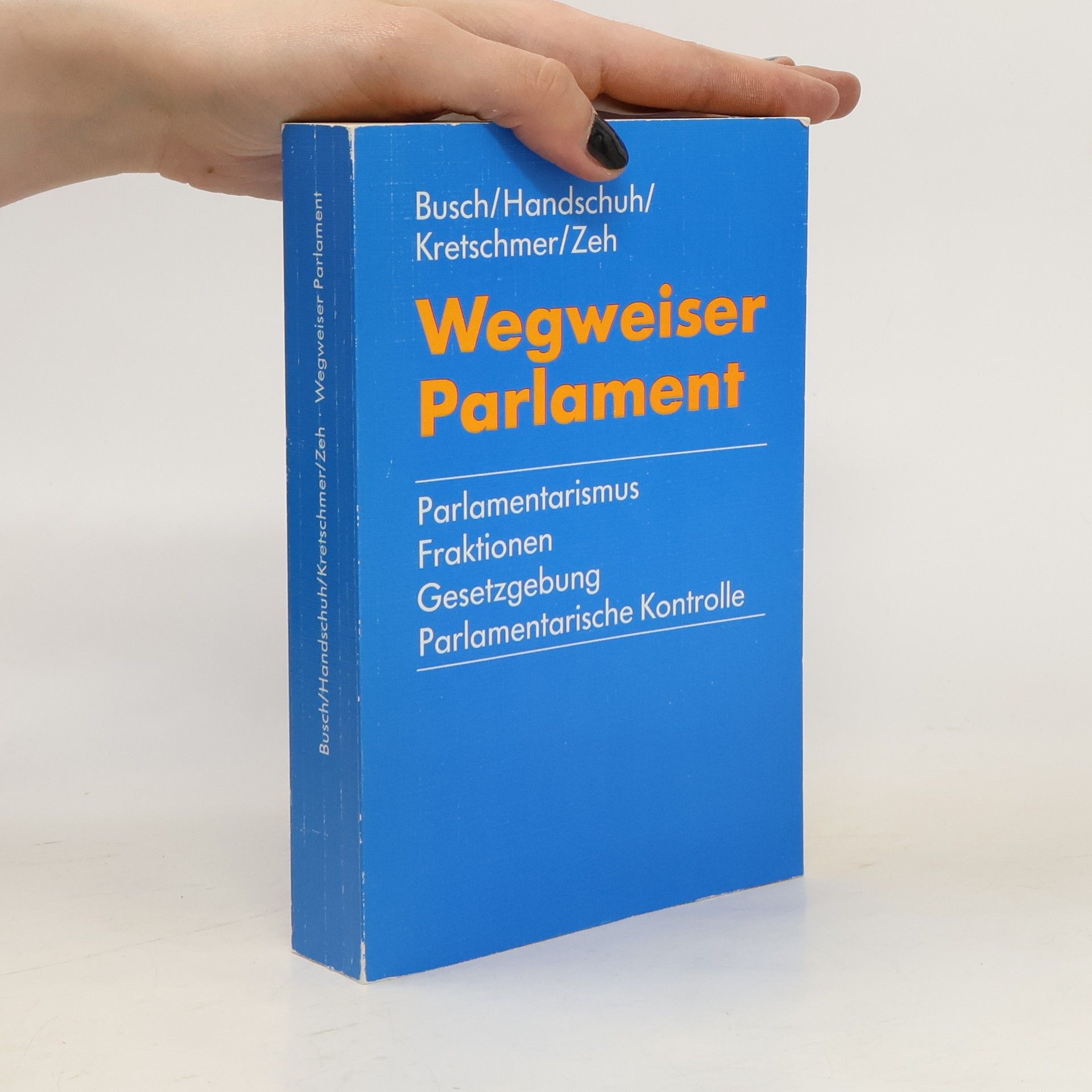 Wolfgang Zeh Wegweiser Parlament : Parlamentarismus, Fraktionen, Gesetzgebung, Parlamentarische Kontrole