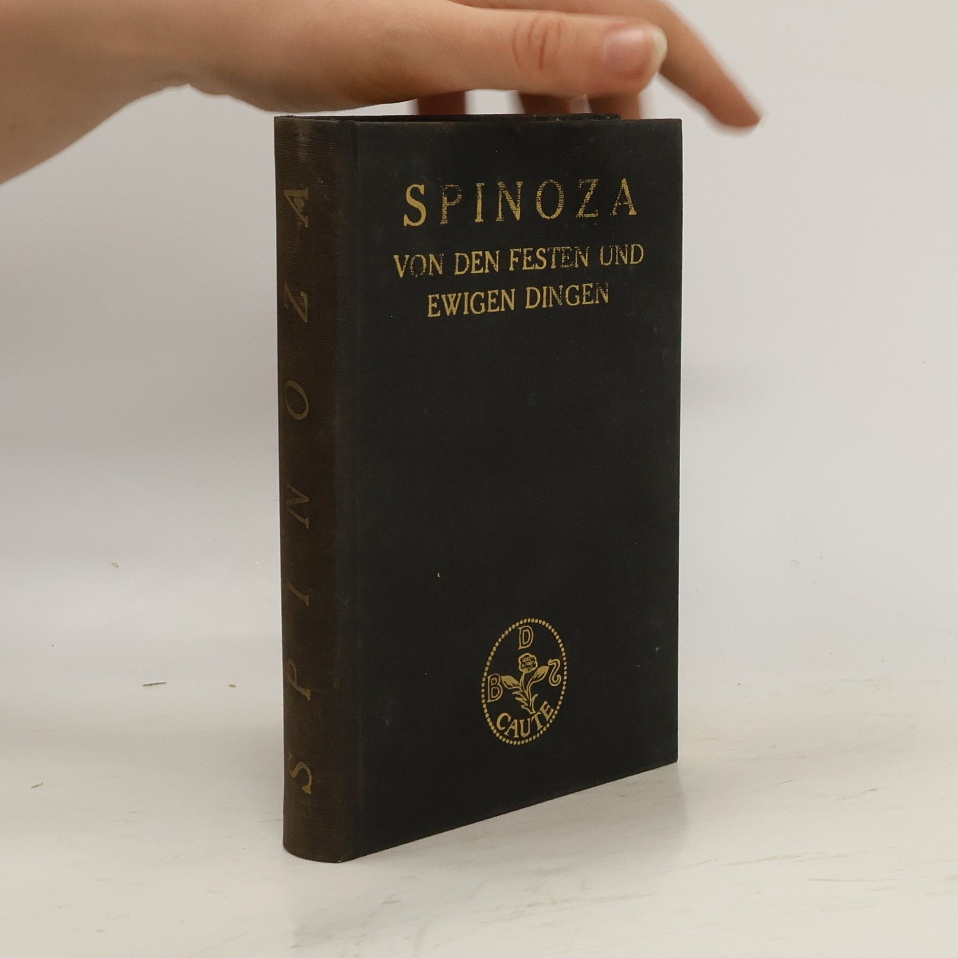 Carl Gebhardt Spinoza