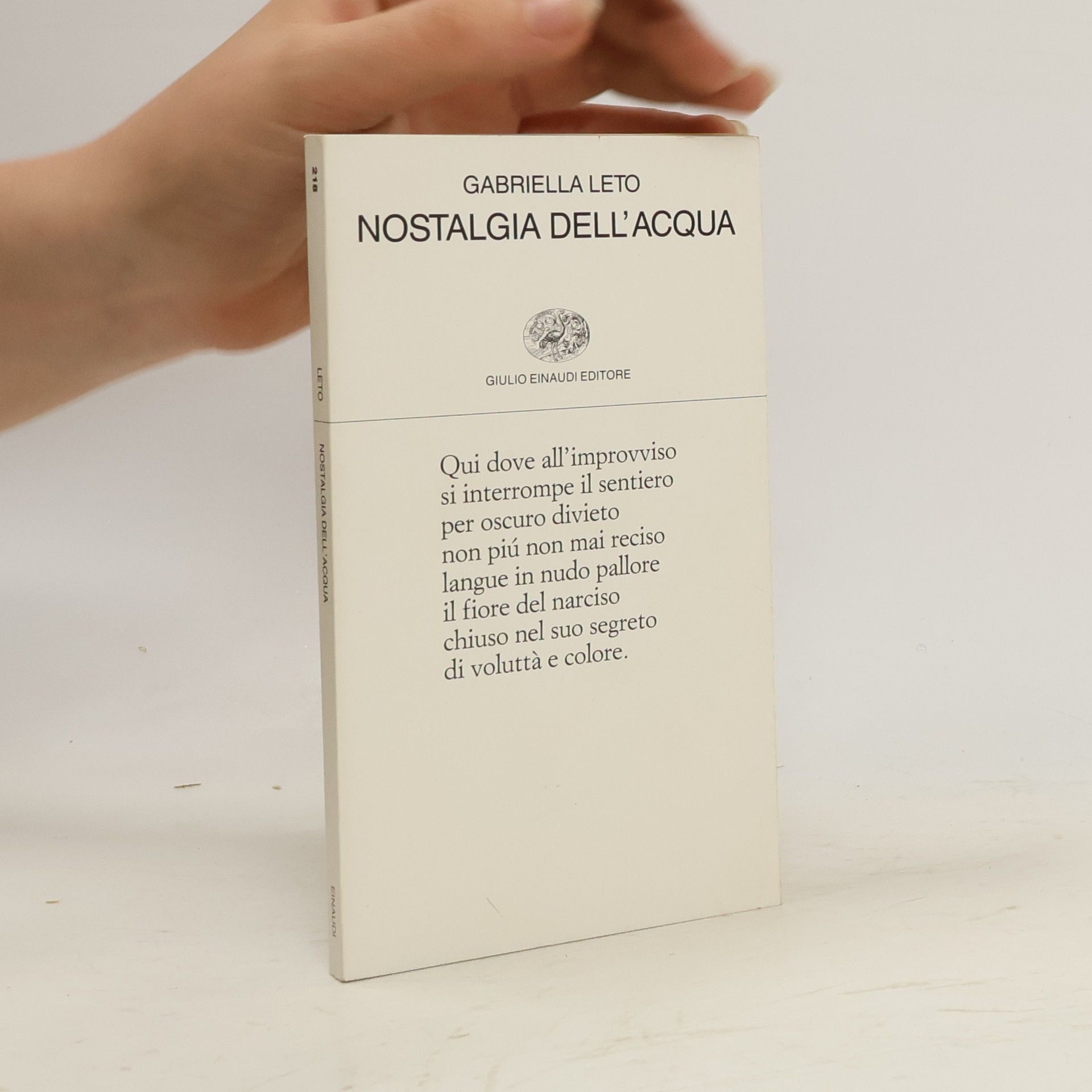 Gabriella Leto Nostalgia dell'acqua