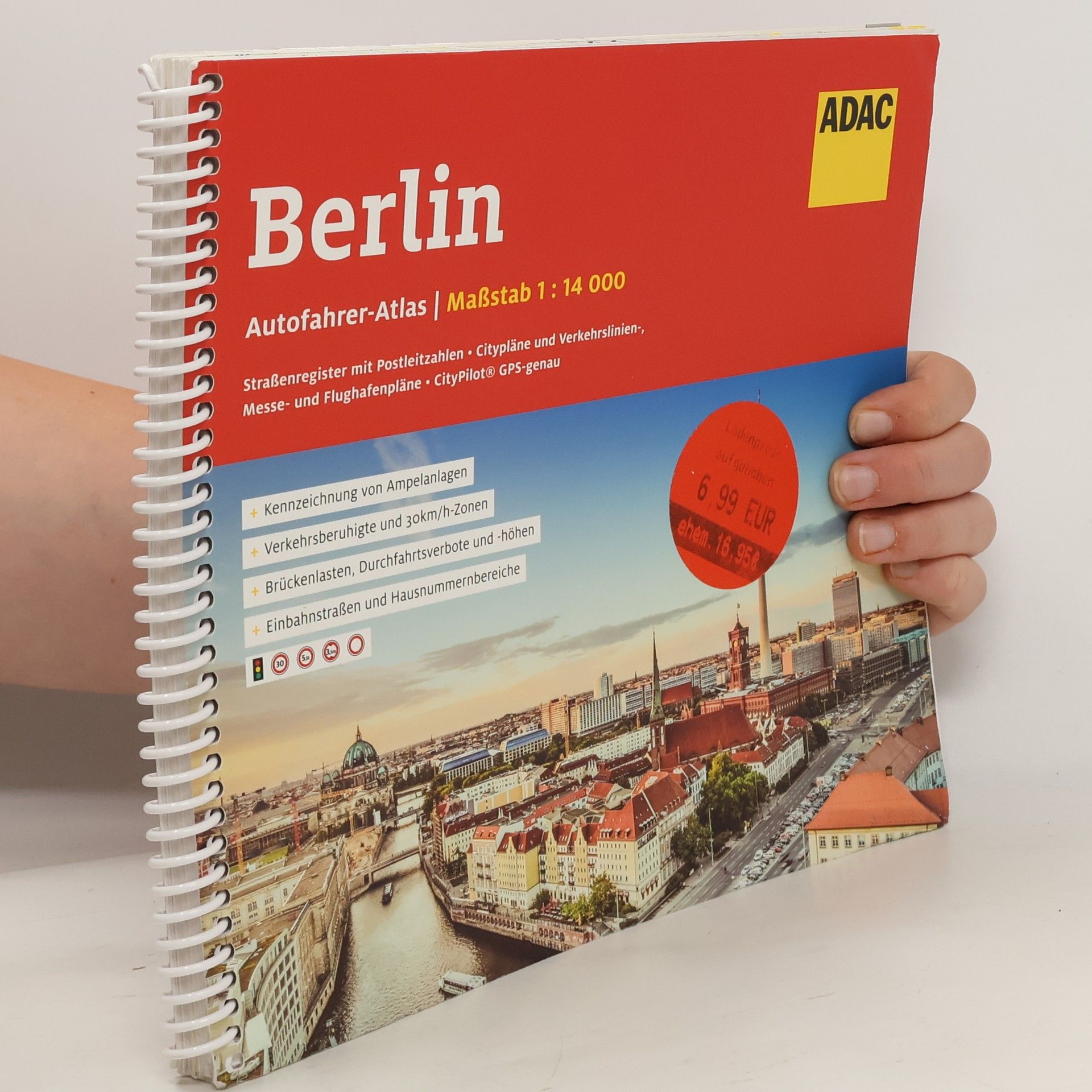 ADAC Verlag ADAC AutoFahrerAtlas Berlin 1:14 000