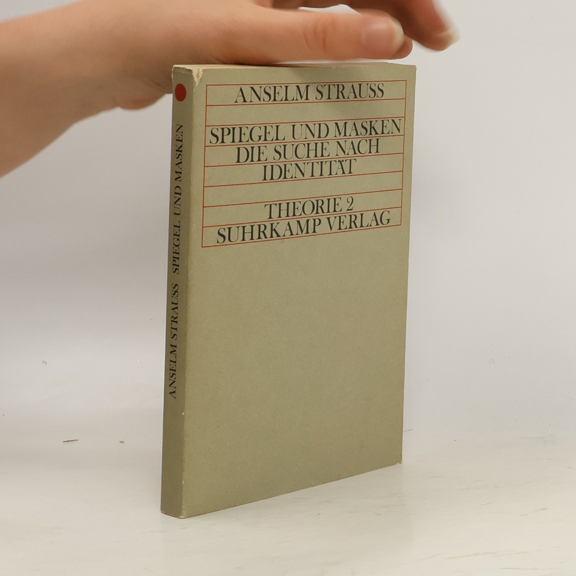 Anselm L. Strauss Spiegel und Masken die Suche nach Identität