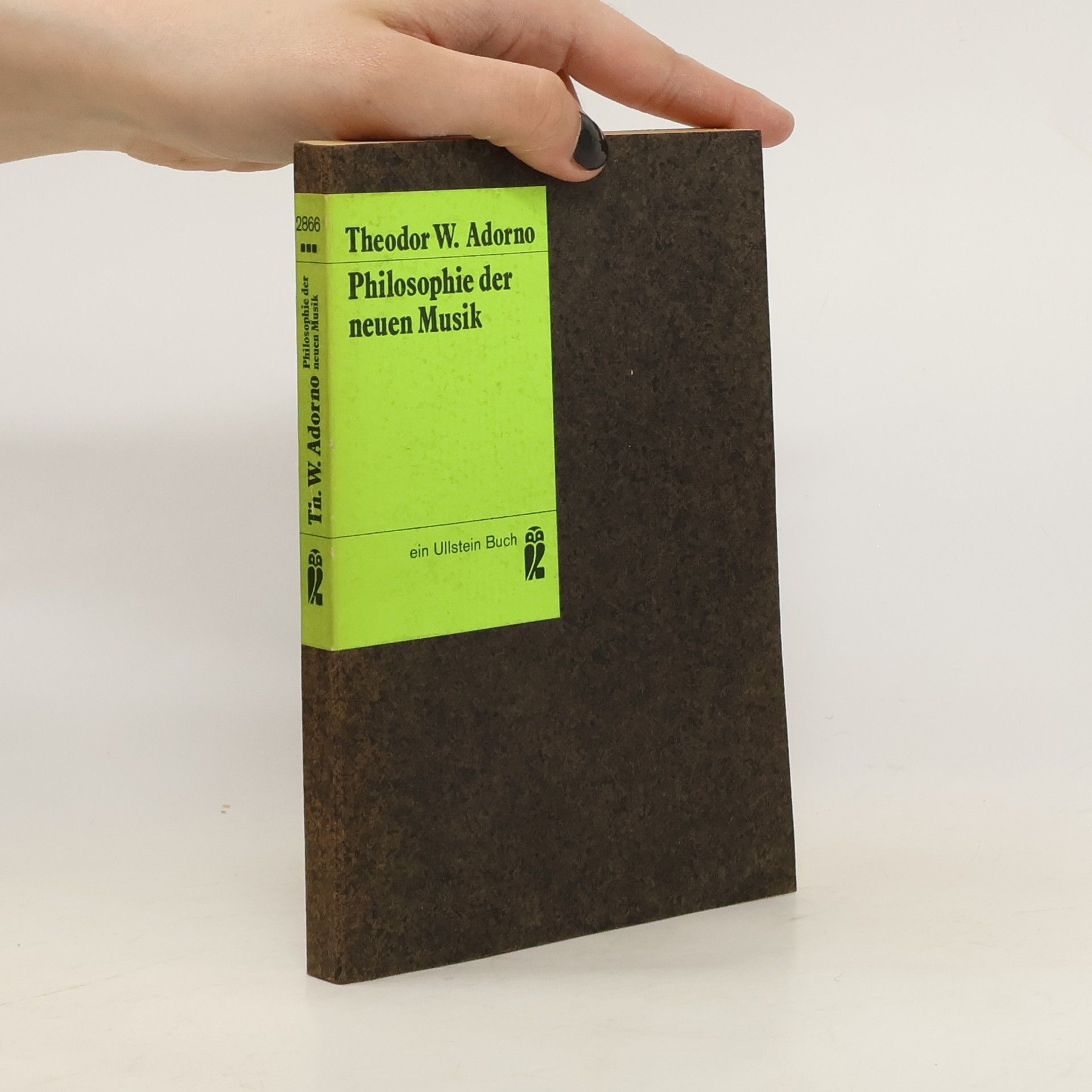 Theodor W. Adorno Philosophie der neuen Musik