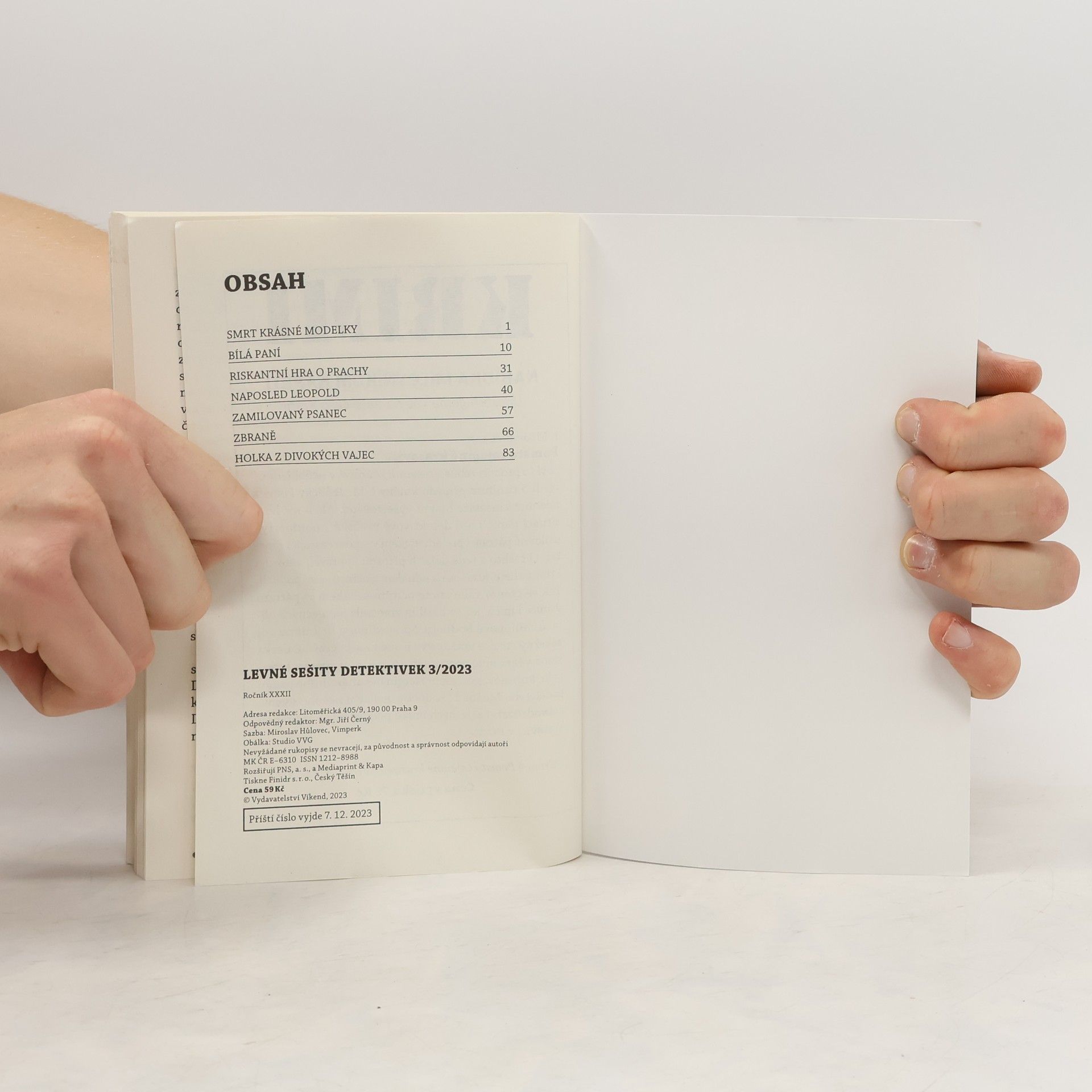 Collectif d'auteurs Levné sešity detektivek 3/2023