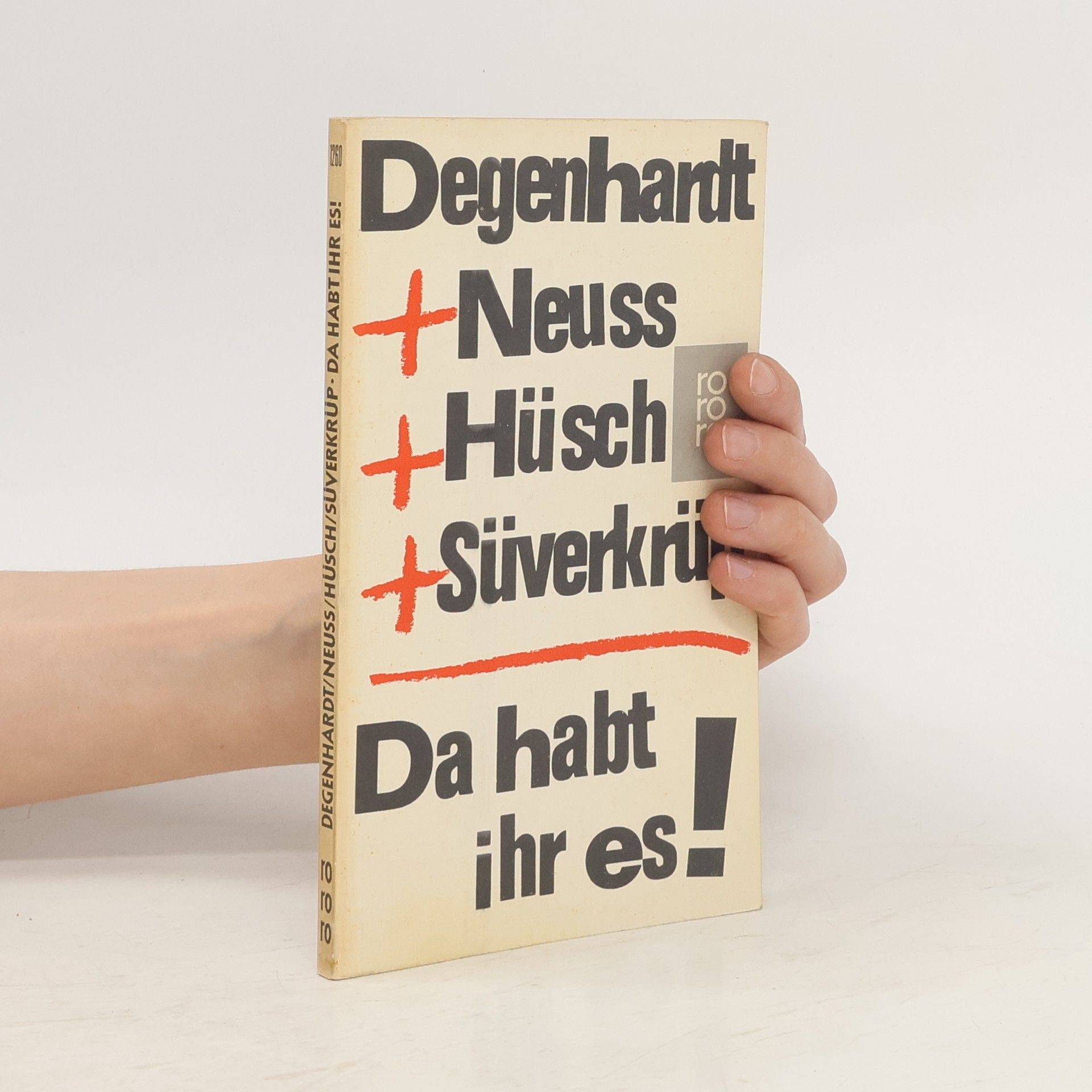 Franz-Josef Degenardt Da habt ihr es!