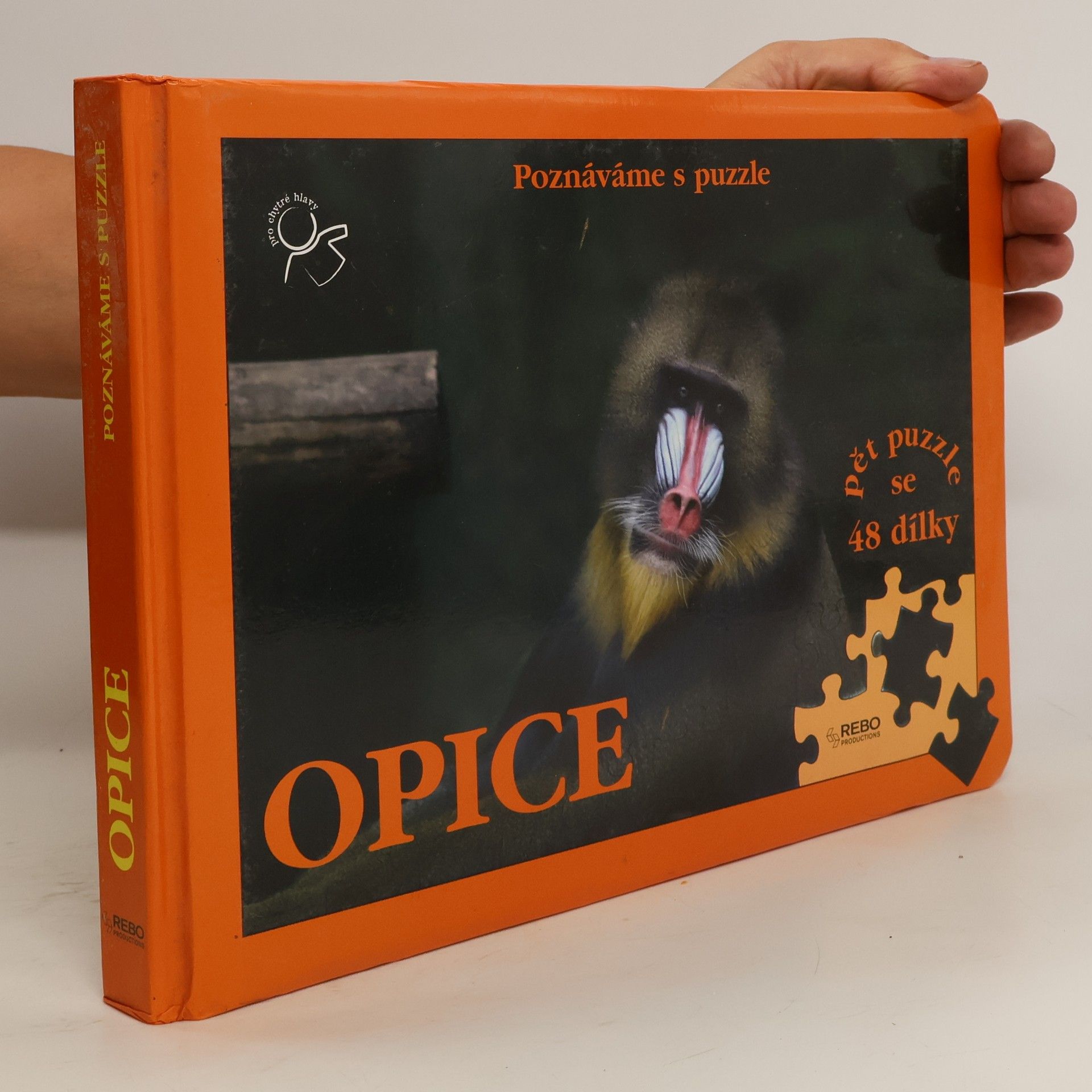 Šárka Kohoutová Opice. Pět puzzle se 48 dílky.