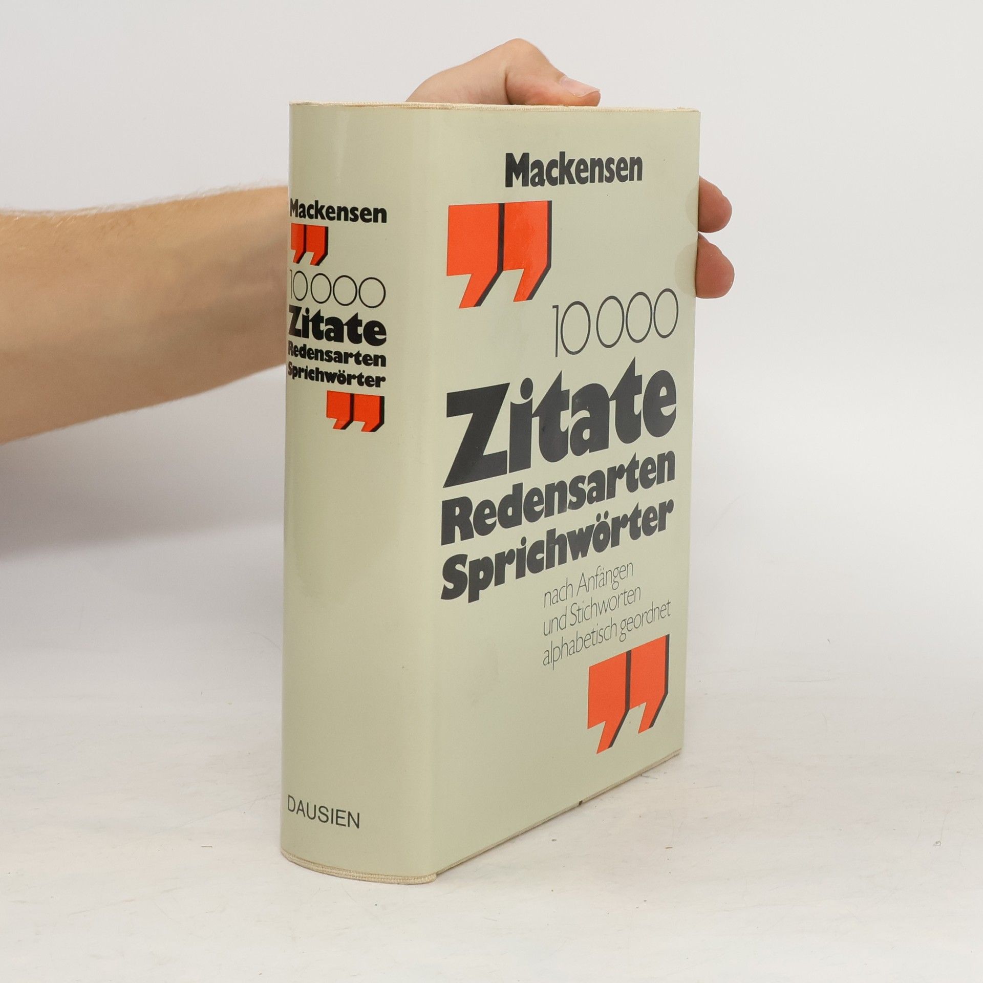 Lutz Mackensen Zitate, Redensarten, Sprichwörter